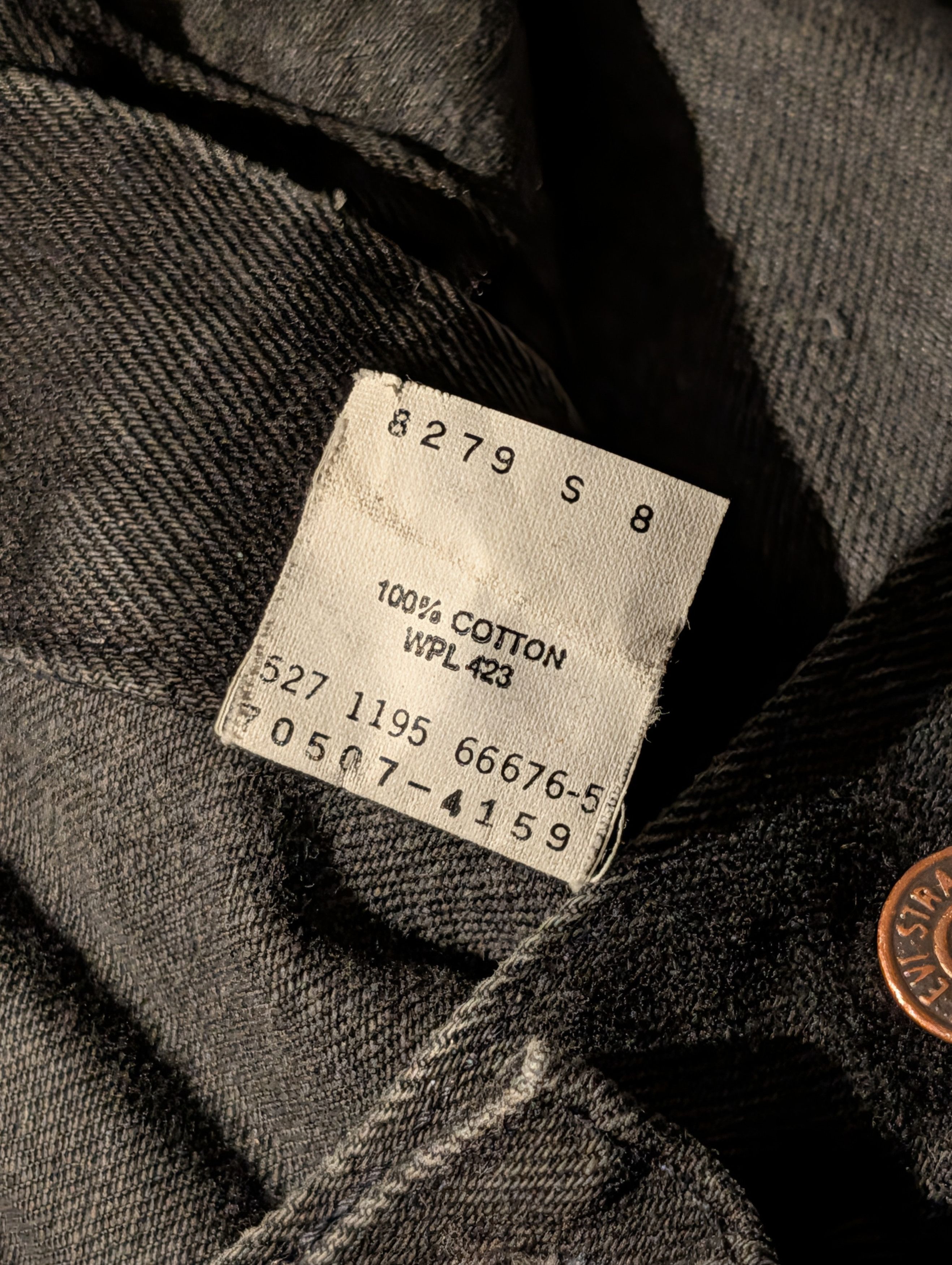 Levi's VTG 90s Levis 70507 4159 Denim Trucker Jacket Made USA Size US XL / EU 56 / 4 - 8 Thumbnail