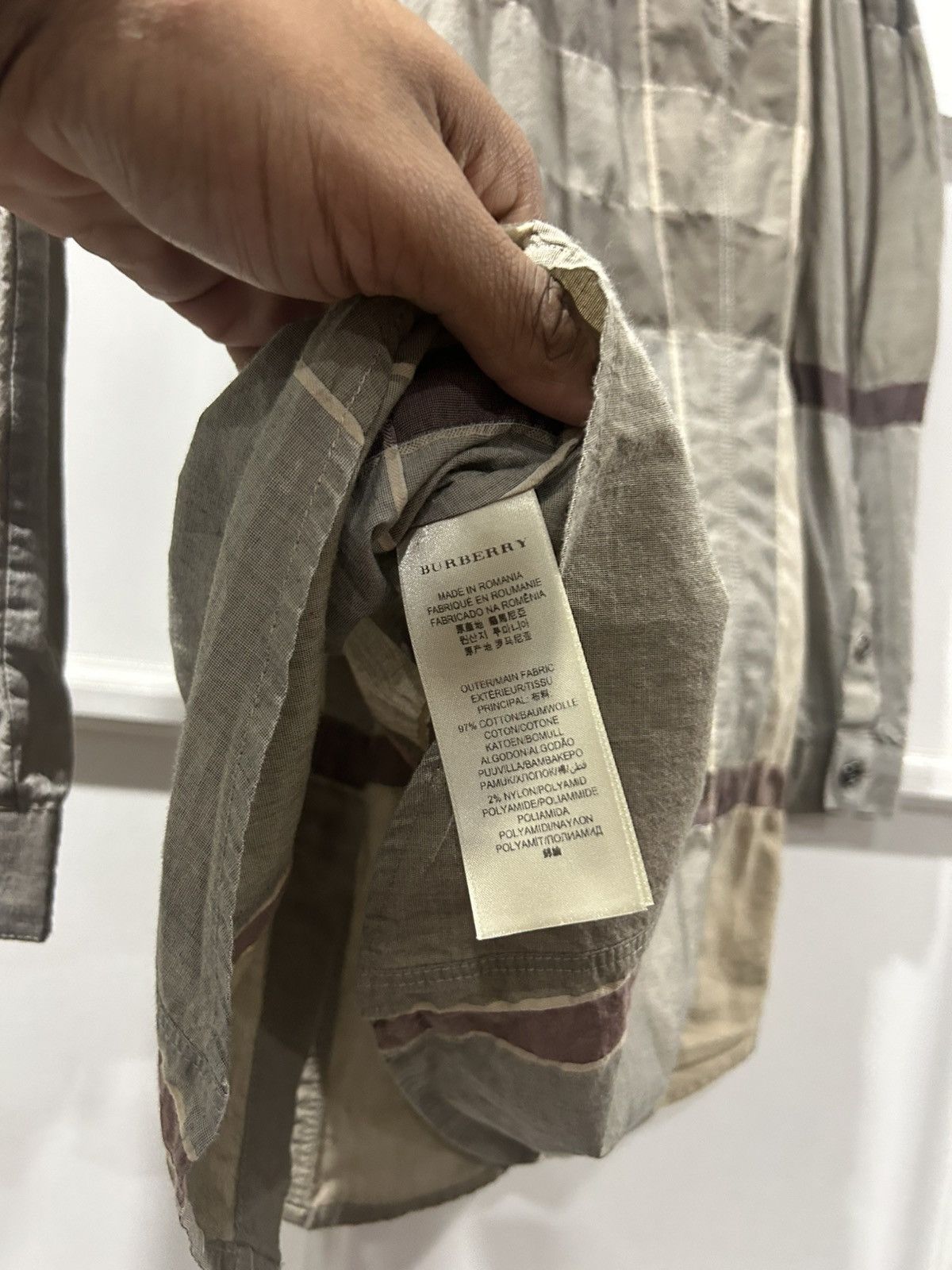 Burberry Burberry Plaid Three Quarter Button Up S Size S / US 4 / IT 40 - 3 Thumbnail