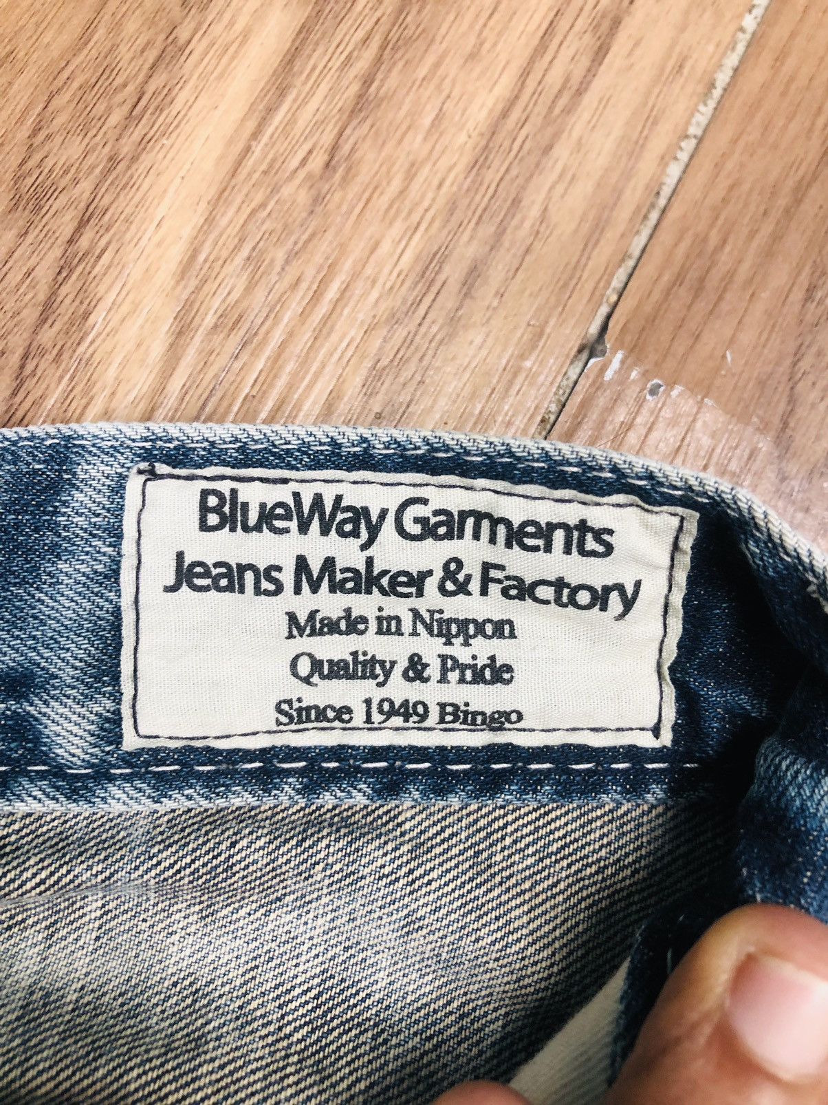 Japanese Brand BlueWay Garments W38 Flare Bootcut (37) Size US 28 / EU 44 - 10 Thumbnail