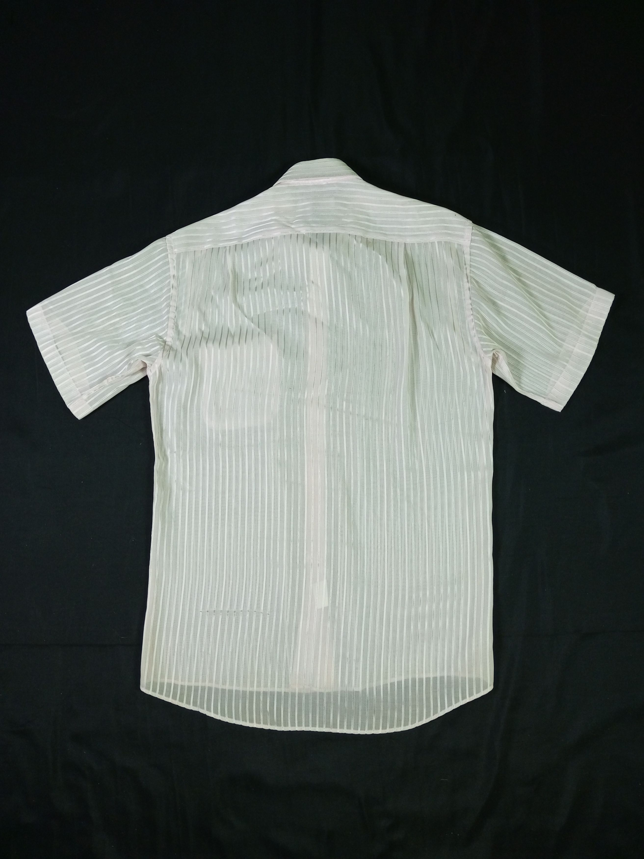 Balenciaga 90s Vintage Balenciaga Pink Stripe Shirt Rare Luxury Size US L / EU 52-54 / 3 - 11 Thumbnail