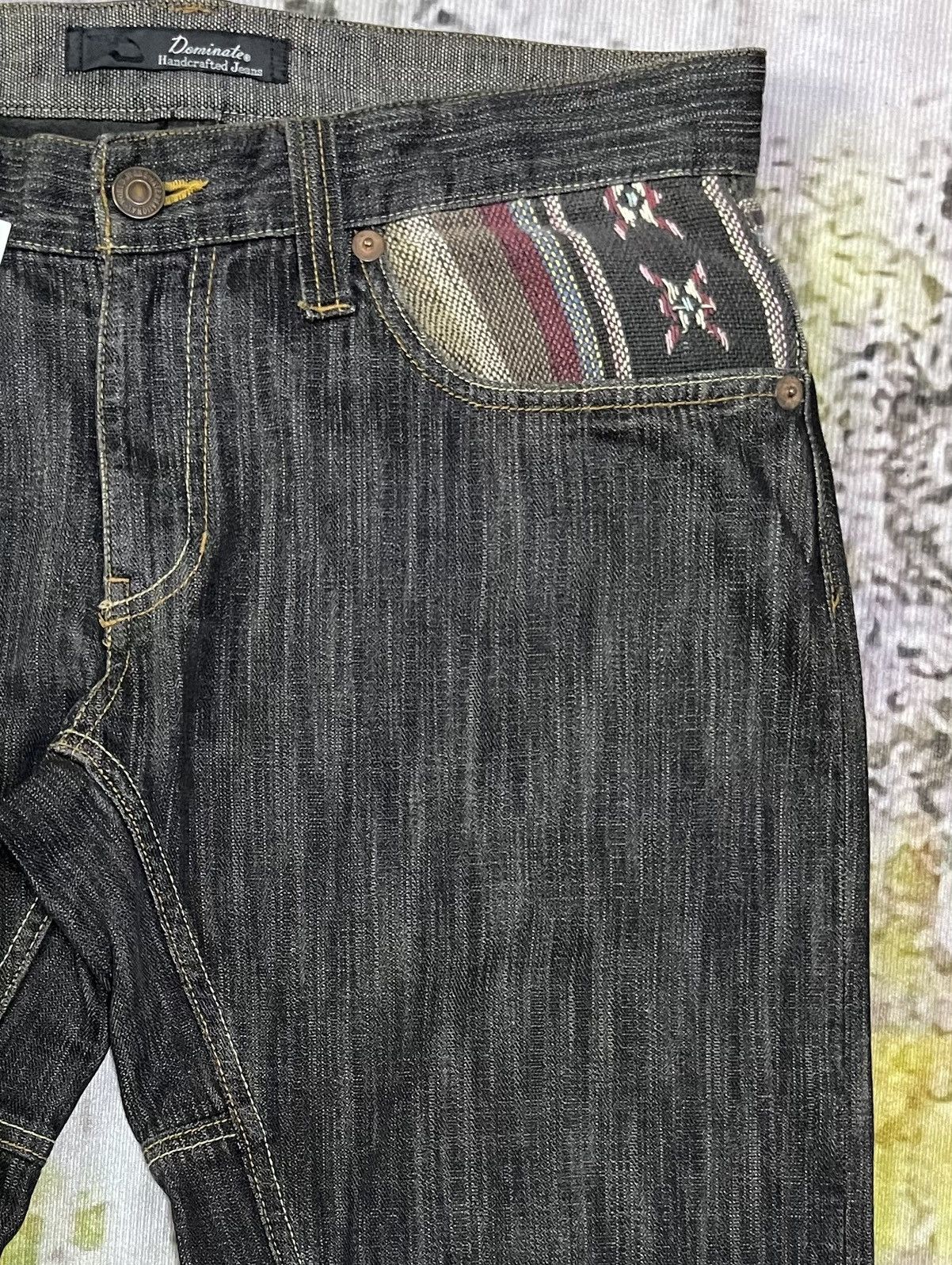 If Six Was Nine × Japanese Brand Japanese Dominate Handcrafted Jeans Distressed Jeans Size US 34 / EU 50 - 8 Thumbnail