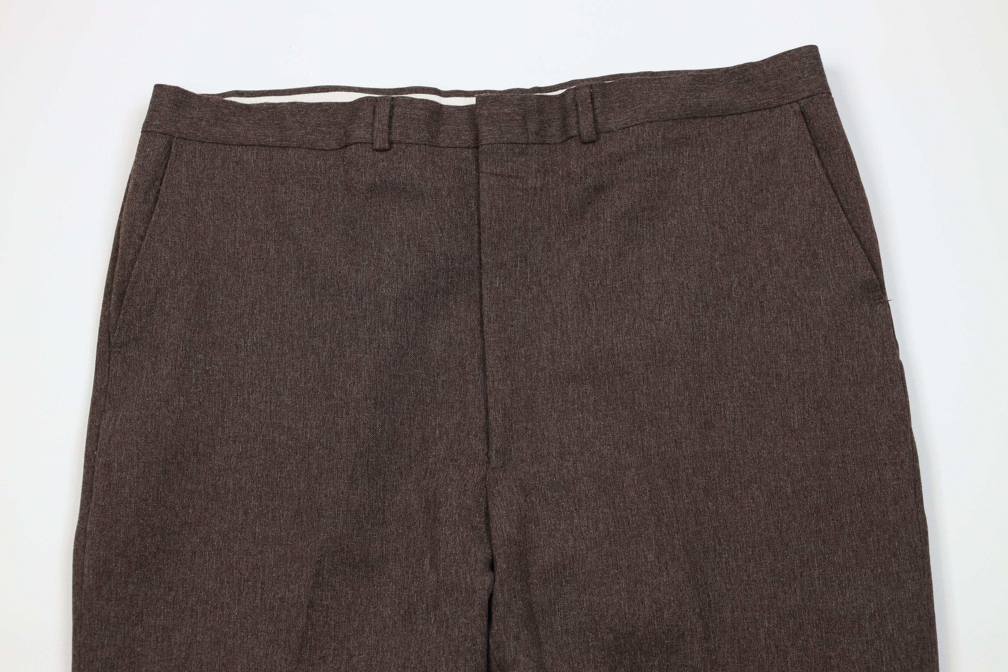 Vintage Vintage 70s Streetwear Flared Wide Leg Chino Pants Brown USA Size US 40 / EU 56 - 2 Thumbnail
