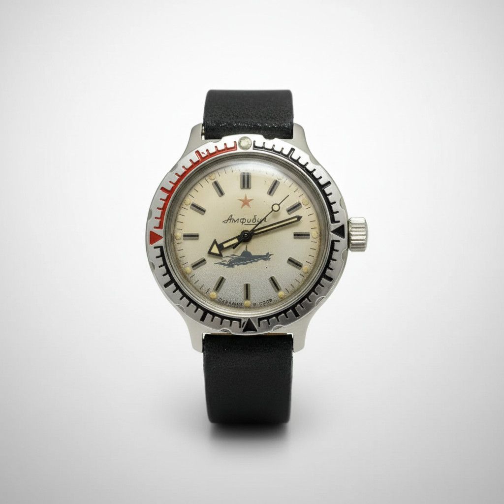 Vintage Vostok Amphibia Mechanical Diver Men's Watch Red Star 661 Size ONE SIZE - 3 Thumbnail