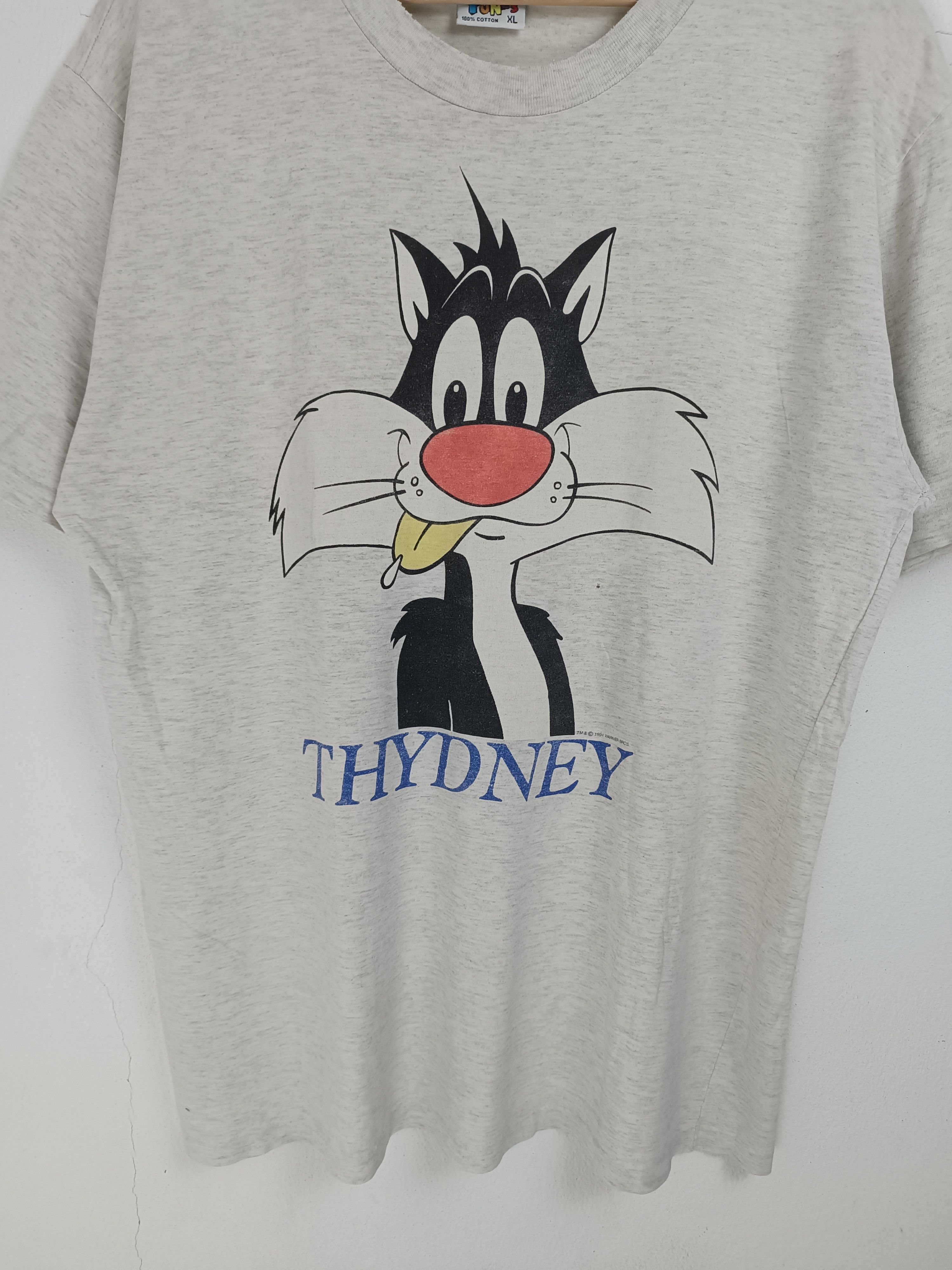 Disney THRASHED FADED VINTAGE 90'S THYDNEY TWEETY TEE VERY RARE TEE Size US XL / EU 56 / 4 - 3 Thumbnail