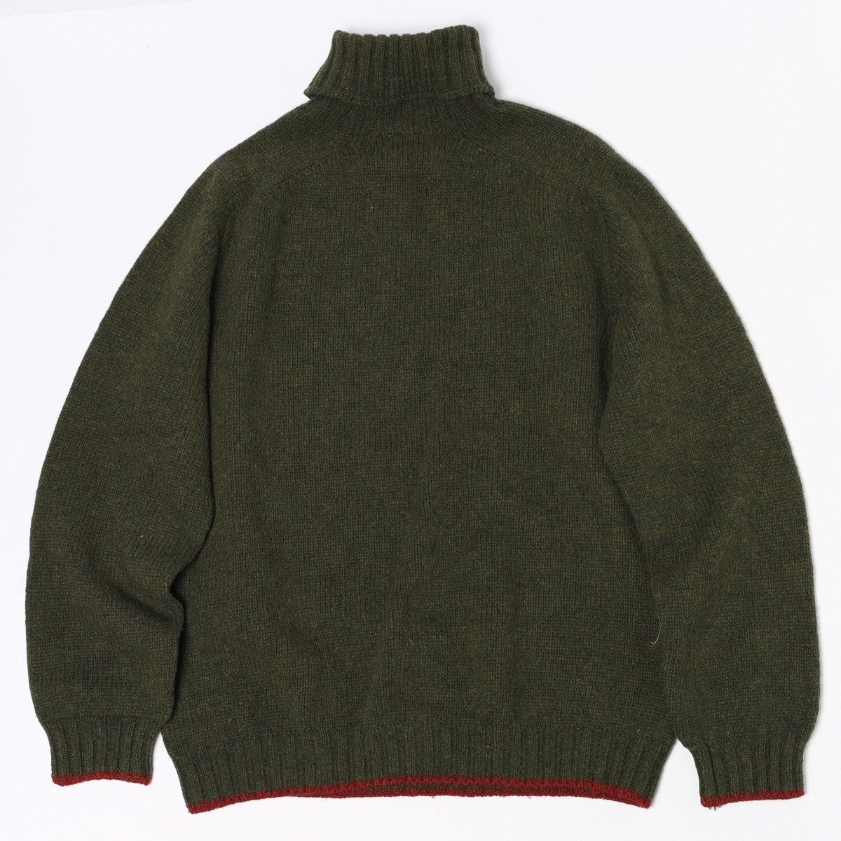 Other Pakeman Catto & Carter Jumper Wool Roll Neck Sweater Green Size US M / EU 48-50 / 2 - 8 Thumbnail