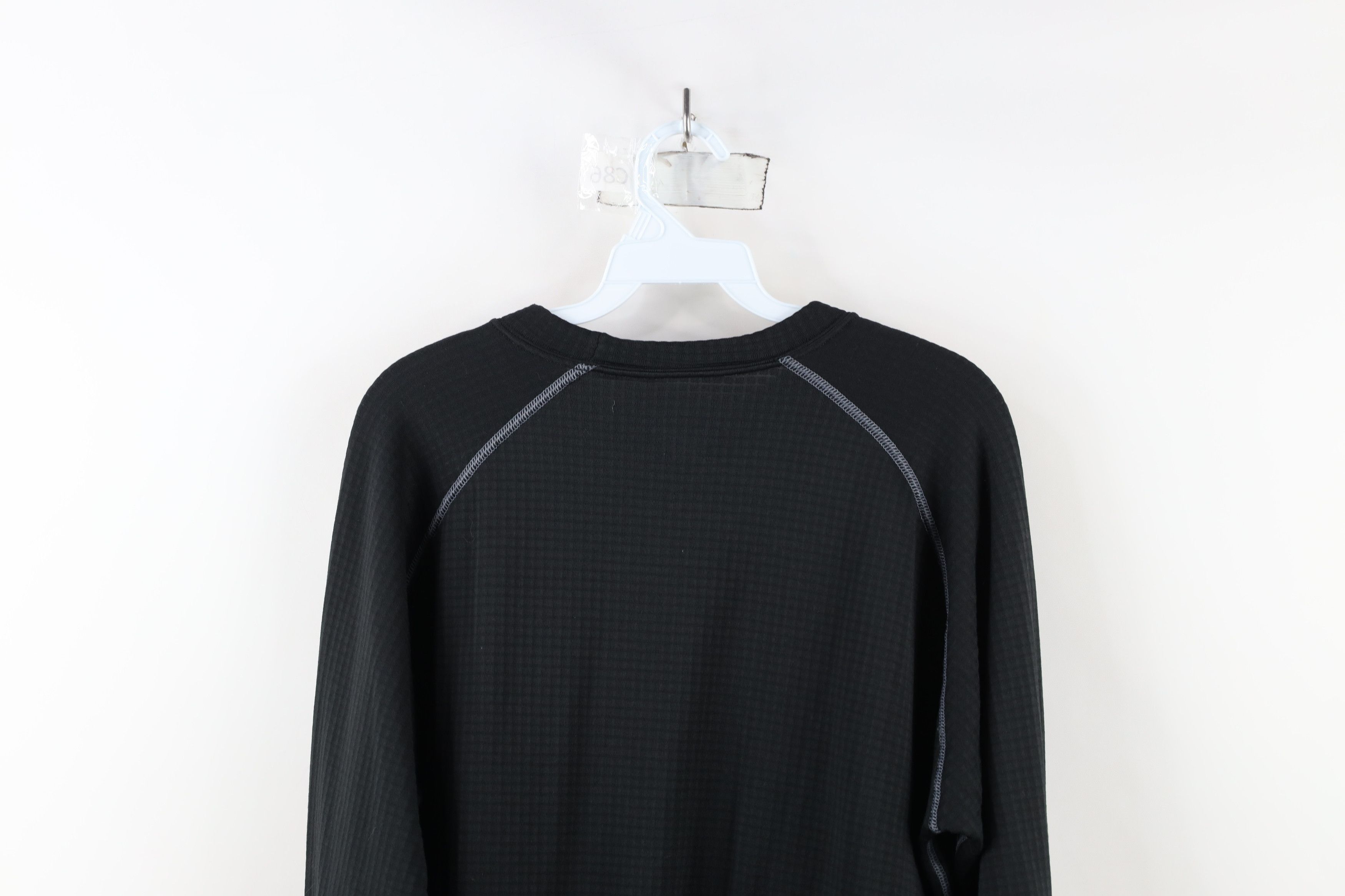Cabelas × Vintage Vintage Cabelas Thermal Fleece Lined Sweatshirt Black Size US L / EU 52-54 / 3 - 10 Thumbnail