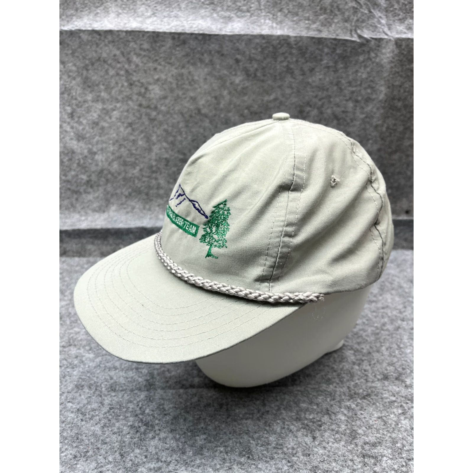 Vintage Dahlia Trailblazer Team Hat Cap Snap Back Adult Gray Cotton Poly 90s Size ONE SIZE - 4 Thumbnail