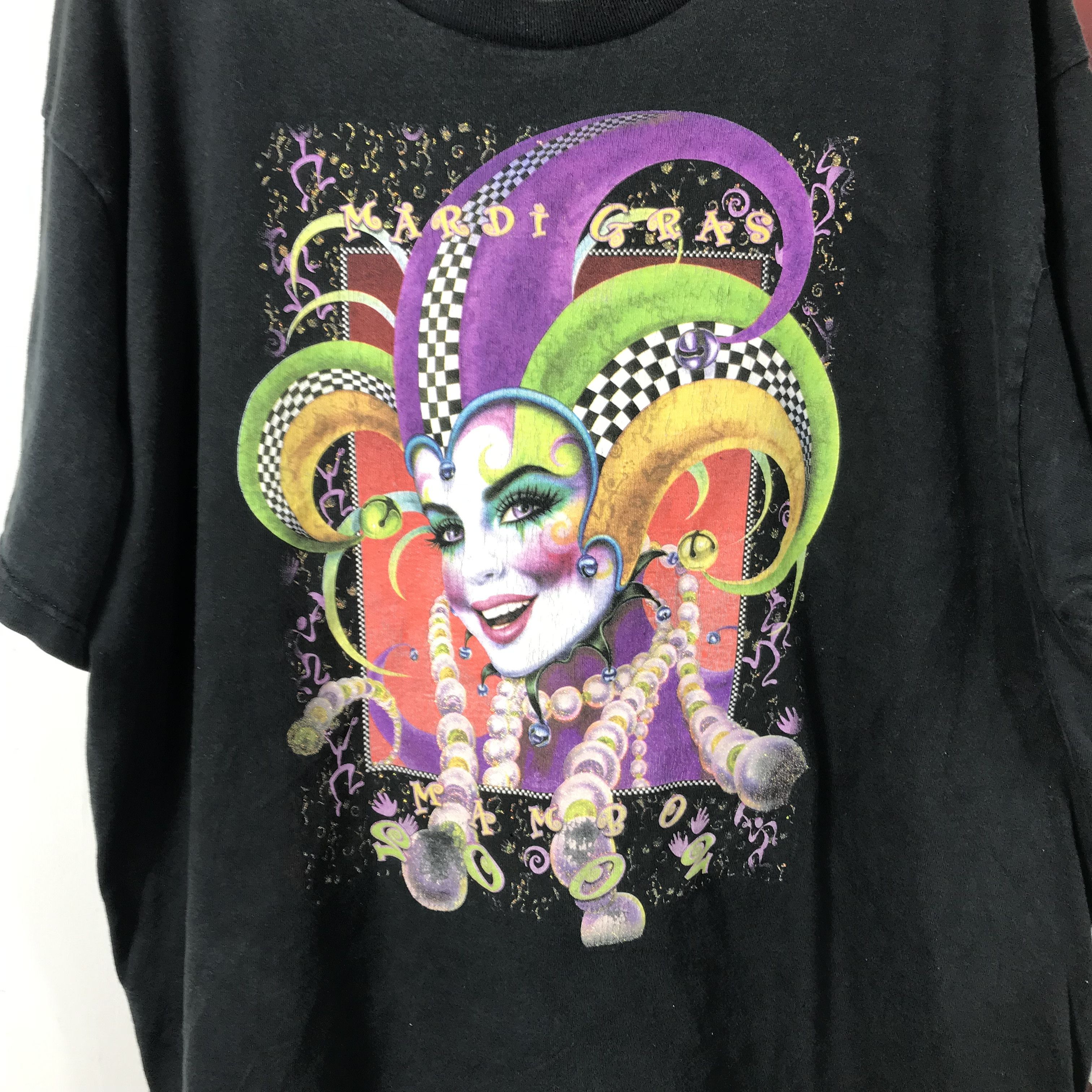 Vintage Vintage 1990S New Orleans Mardi Gras’s Art Size US XL / EU 56 / 4 - 4 Thumbnail