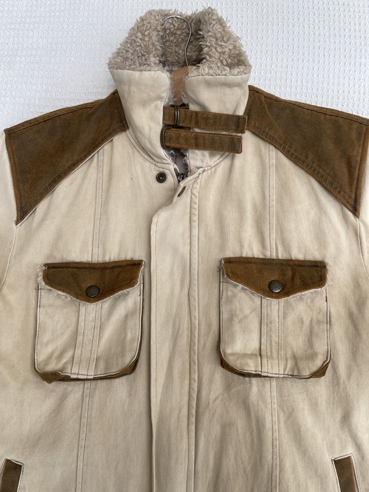 Marc Jacobs Last Drop🔥Rare🔥Marc Jacob Sherpa Leather Jacket Size US L / EU 52-54 / 3 - 18 Thumbnail