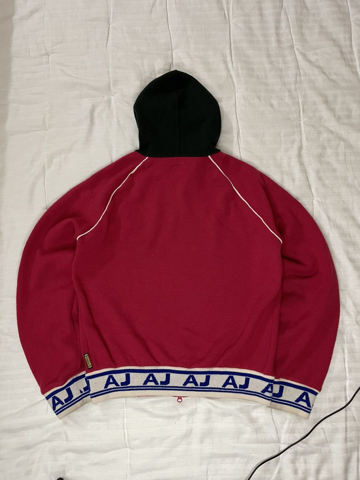 Armani Vintage Rare Archive Armani Jeans Knighted Zip Hoodie Size US L / EU 52-54 / 3 - 8 Thumbnail