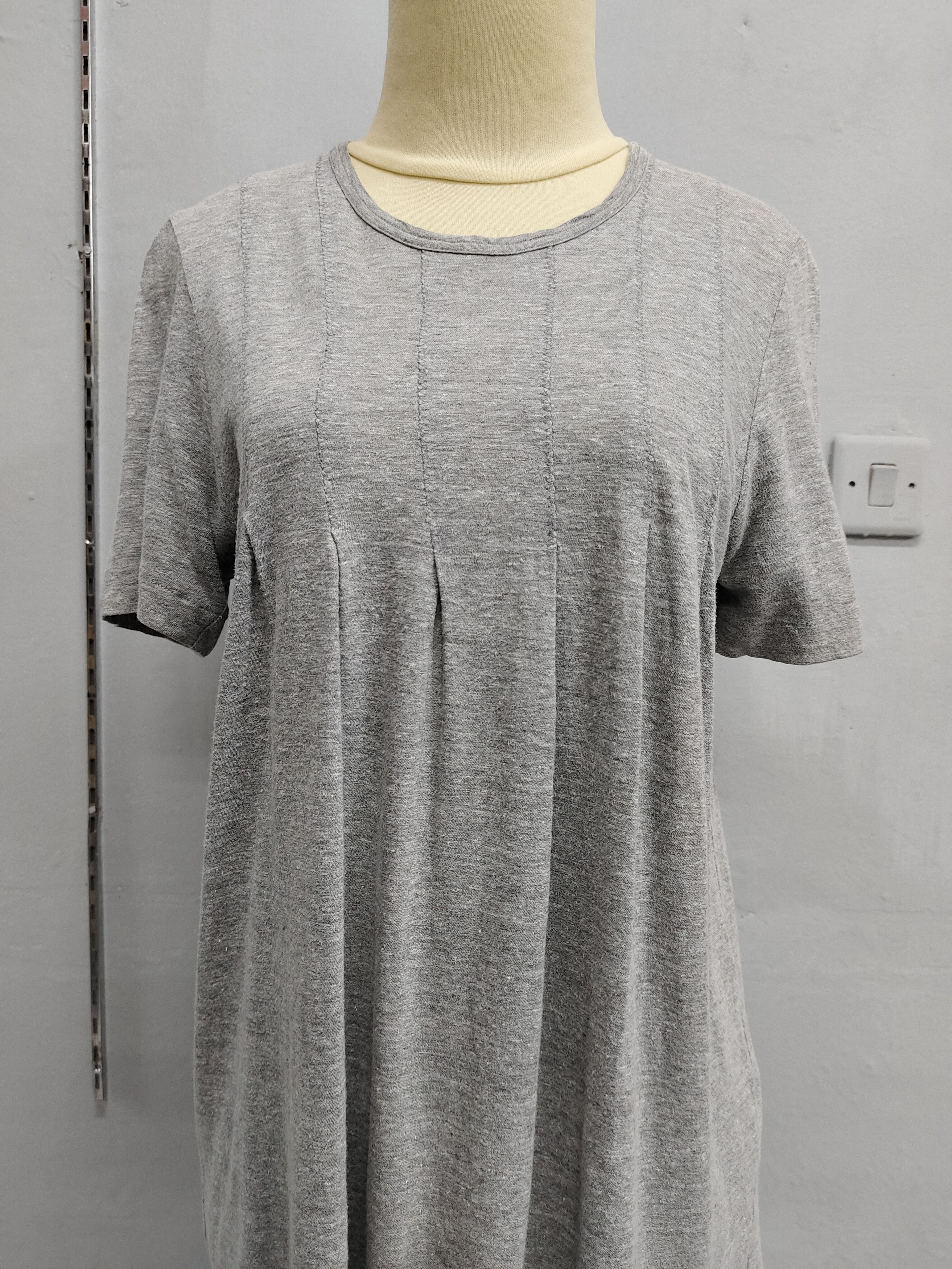 Tricot Comme des Garcons AD1993 CDG tricot-Archive Minimal Panel Pleated Swing Tshirt Size M / US 6-8 / IT 42-44 - 2 Thumbnail