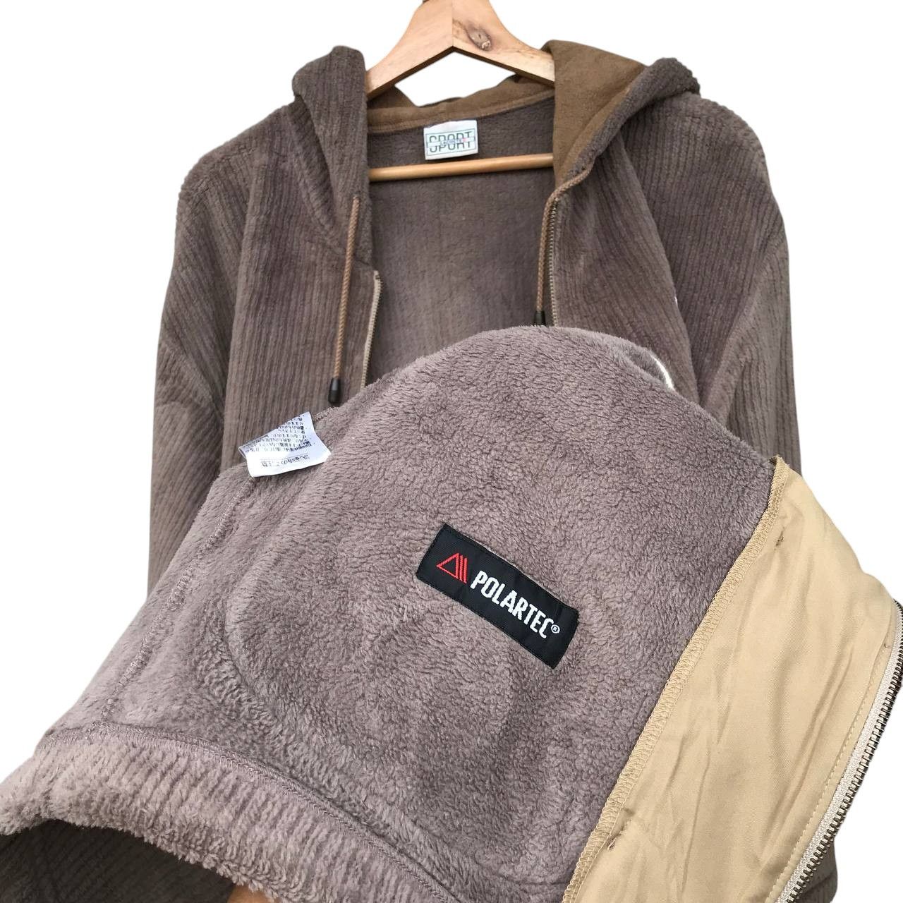 Lacoste × Vintage VINTAGE LACOSTE HOODIE X POLARTEX JUMPER BAGGY Size US XL / EU 56 / 4 - 16 Thumbnail