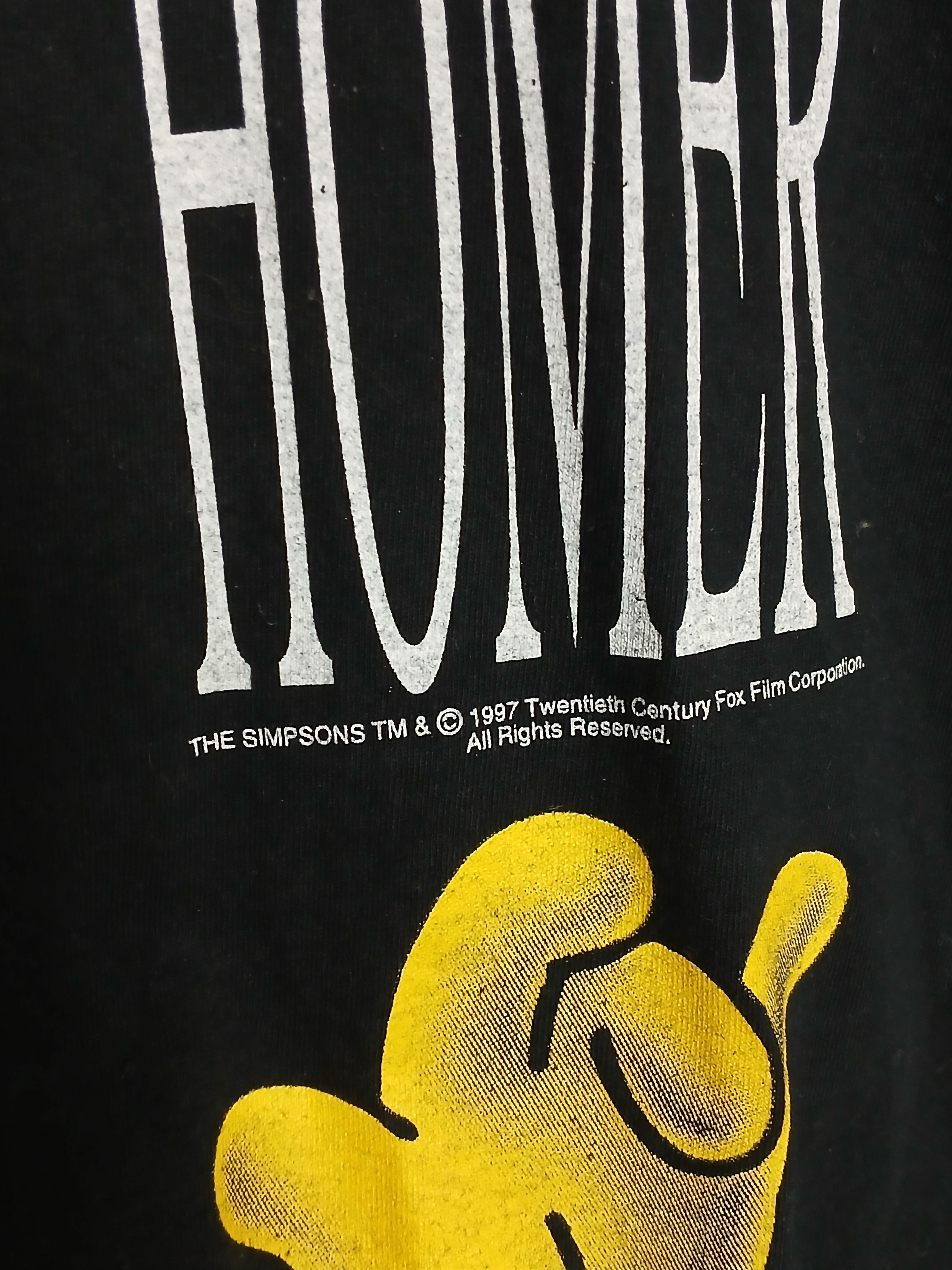 Cartoon Network × The Simpsons × Vintage Vintage The Simpsons Homer Simpson Single Stitch T-Shirt Size US L / EU 52-54 / 3 - 4 Thumbnail