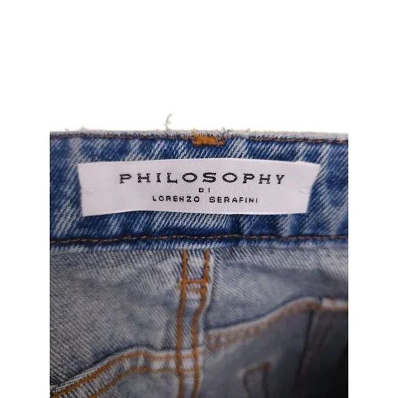 Philosophy di Lorenzo Serafini Philosophy Di Lorenzo Serafini Wildflower High-Waisted Jeans Size 25" / US 0 / IT 36 - 10 Thumbnail
