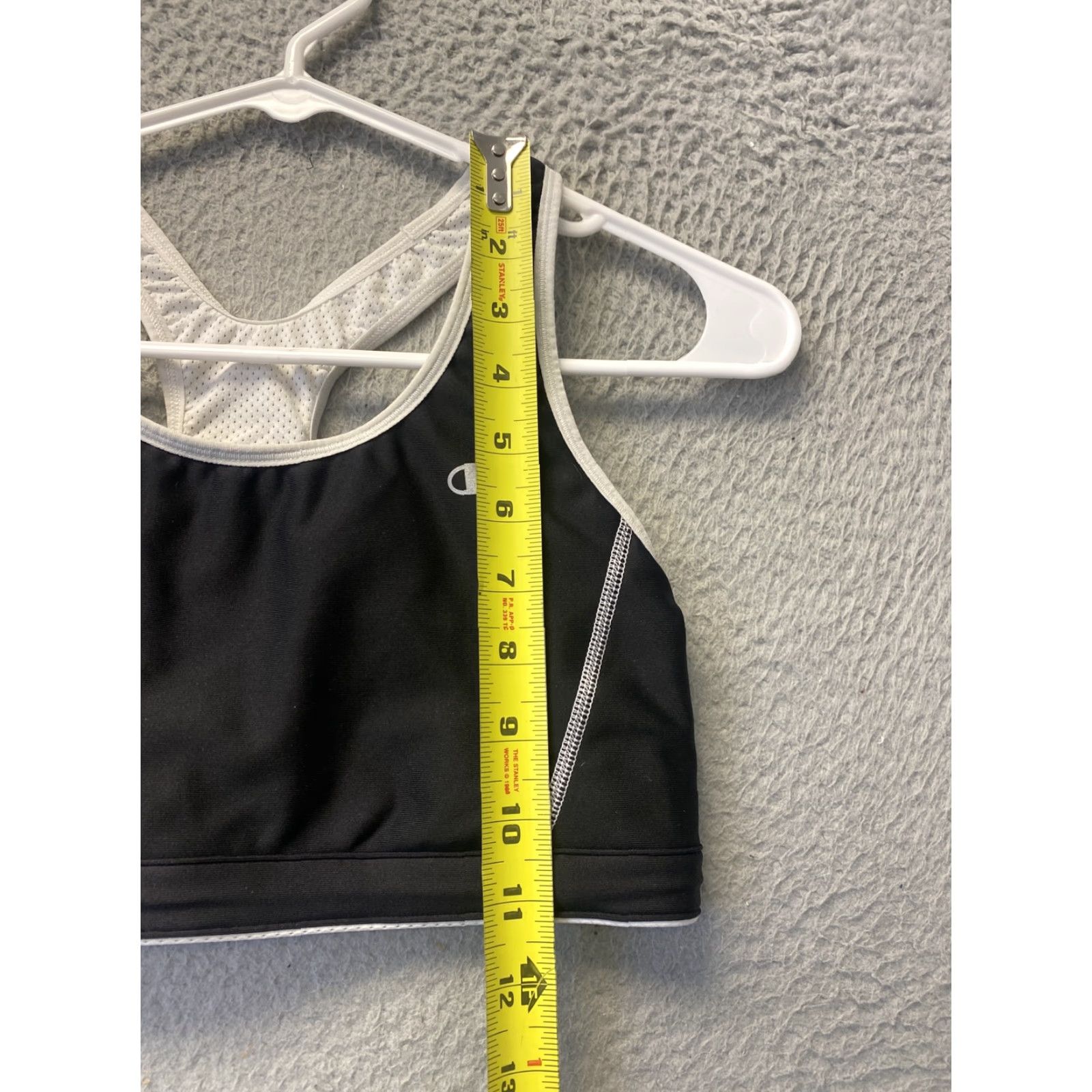 Champion Champion Women's Sports Bra Reversible Double Dry Nylon Activewear S Black Size ONE SIZE - 4 Thumbnail