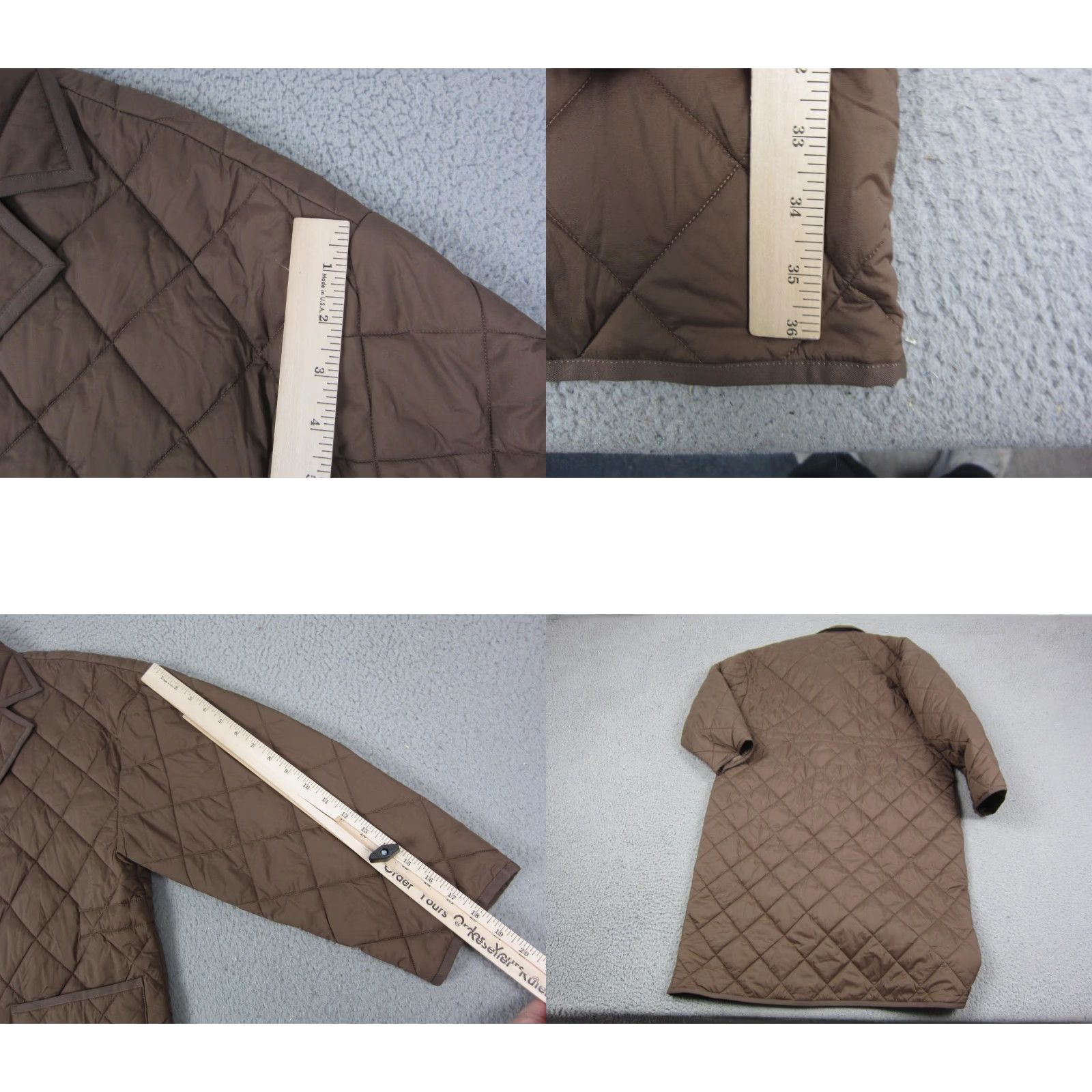 Uniqlo VINTAGE Uniqlo Jacket Womens XS Brown Pufftech Quilted Oversized Long Coat Size XS / US 0-2 / IT 36-38 - 8 Thumbnail