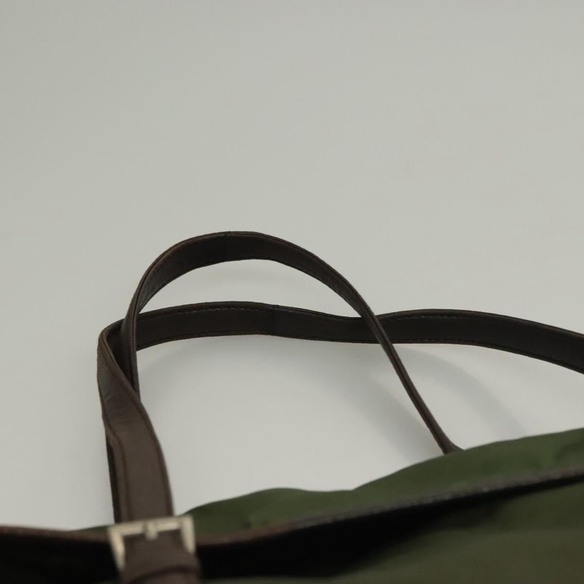 Prada PRADA Tote Bag Nylon Khaki Silver Size ONE SIZE - 8 Thumbnail