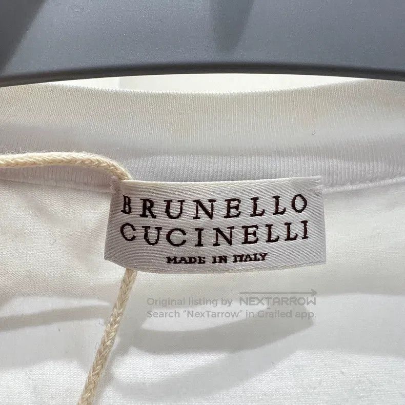 Brunello Cucinelli Brunello Cucinelli Slim fit round neck short sleeve Size XXS / US 00 / IT 34 - 3 Thumbnail
