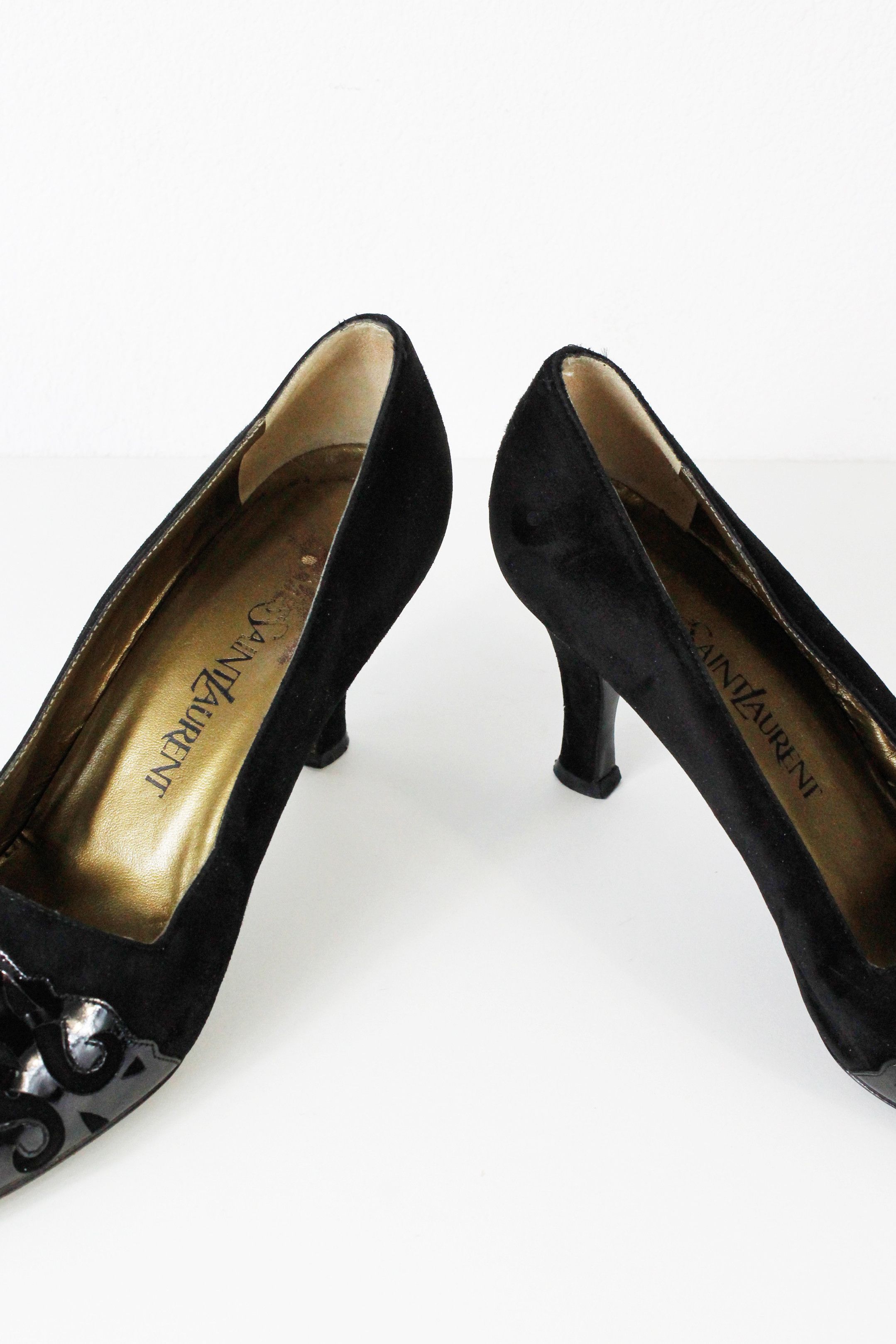 Saint Laurent Paris Yves Saint Laurent by Tom Ford Era Suede Heels Shoes Size US 6.5 / IT 36.5 - 9 Thumbnail