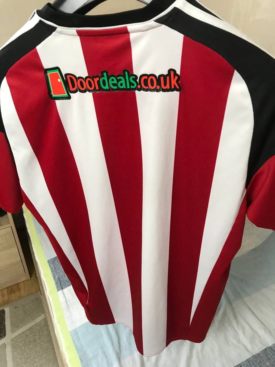 Adidas 🔥 Adidas Sheffield United FC 2016 Jersey T Shirt Soccer Size US L / EU 52-54 / 3 - 11 Thumbnail