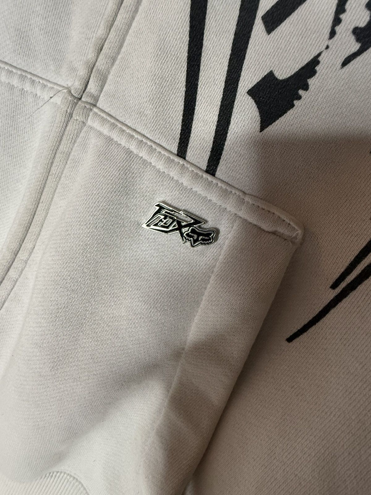 Fox Racing 00” Fox Racing Bullet Zip Up Vintage Y2K Hoodie Detailed M Size US M / EU 48-50 / 2 - 7 Thumbnail