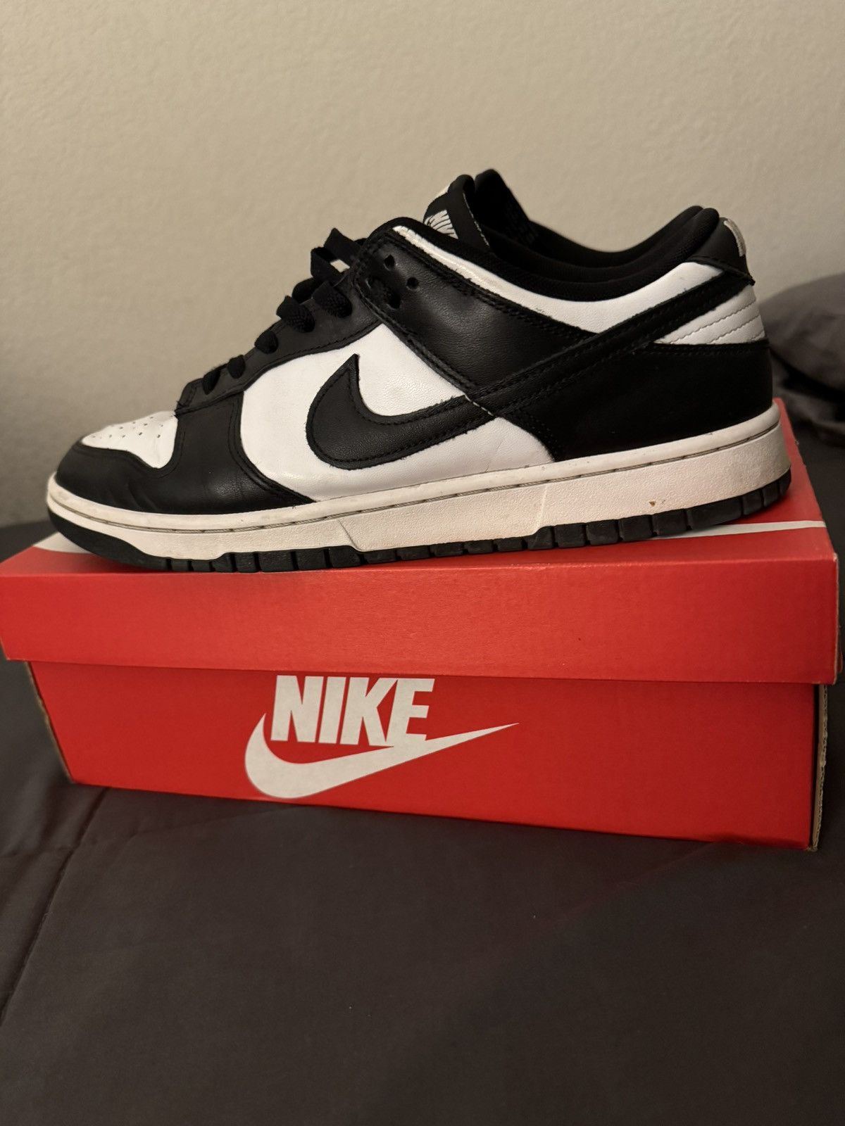 Nike Nike Dunk Low ‘Panda’ Size US 12 / EU 45 - 6 Thumbnail