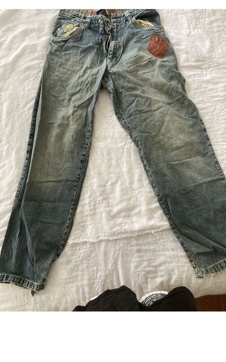 Makaveli Vintage 90s Makaveli Branded Tupac Shakur Jeans 32x34 Size US 32 / EU 48 - 2 Thumbnail