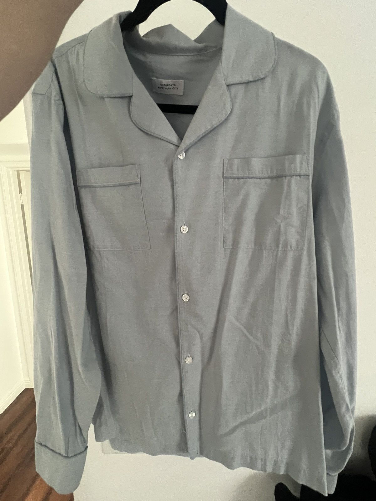 Saturdays NYC Saturdays NYC Camp Collar Long Sleeve button up Size US L / EU 52-54 / 3 - 6 Thumbnail