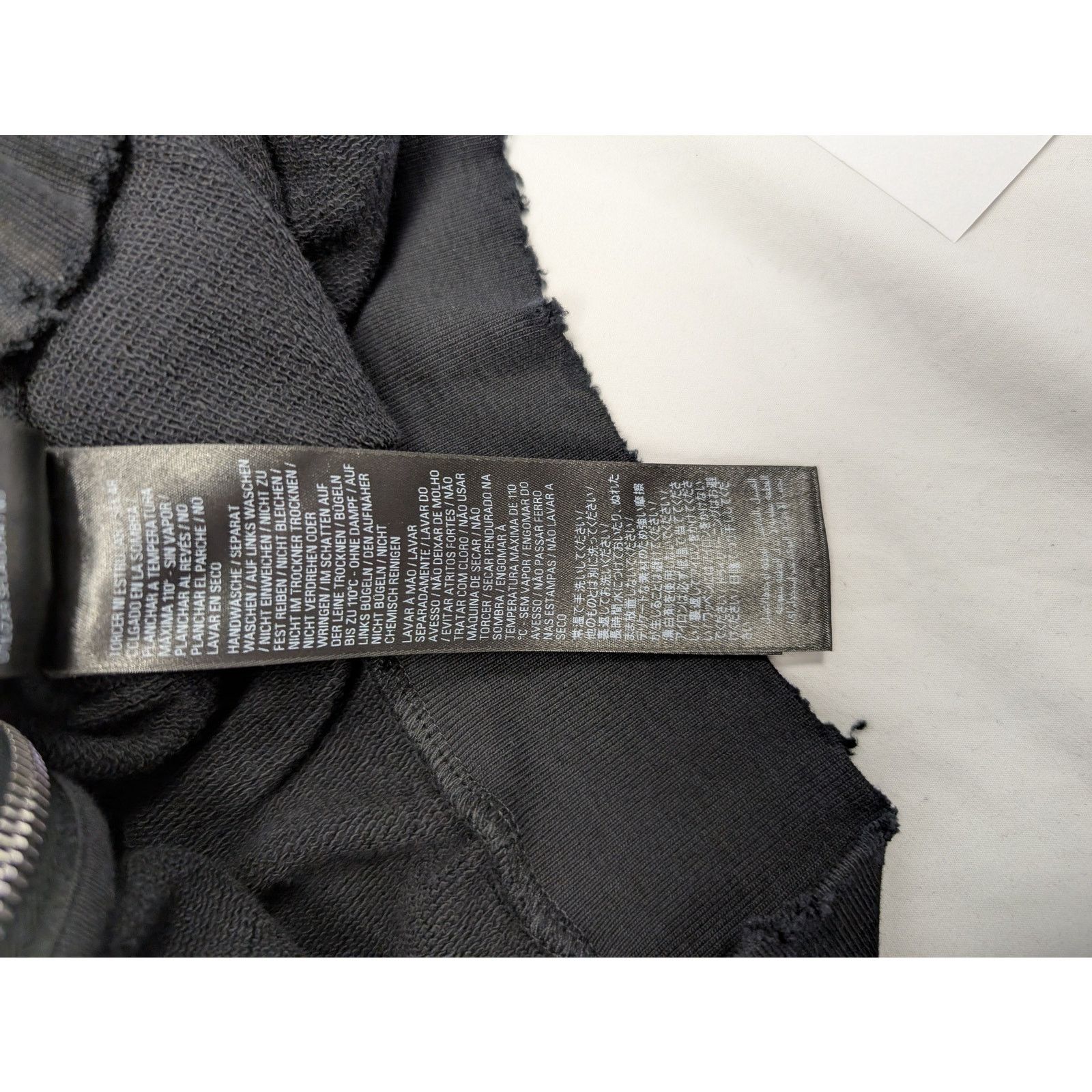 Balenciaga o1rshd1 Gaffer Med Moll Small Fit Zip up Hoodie Black Size US S / EU 44-46 / 1 - 16 Thumbnail