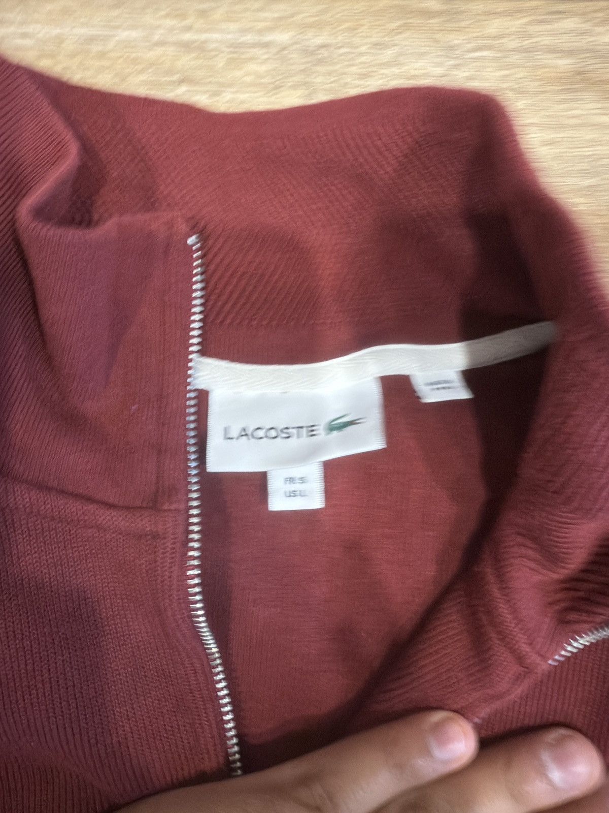 Lacoste Lacoste quarter zip Size US L / EU 52-54 / 3 - 4 Thumbnail