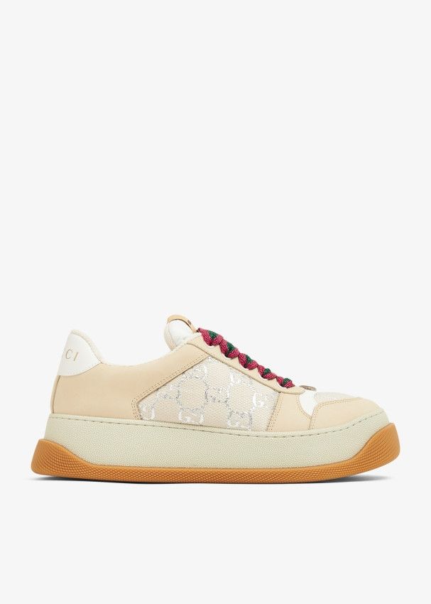 Gucci o1s1wg110425 Women's Screener Sneakers in Multicolor Size US 7 / IT 37 - 1 Thumbnail