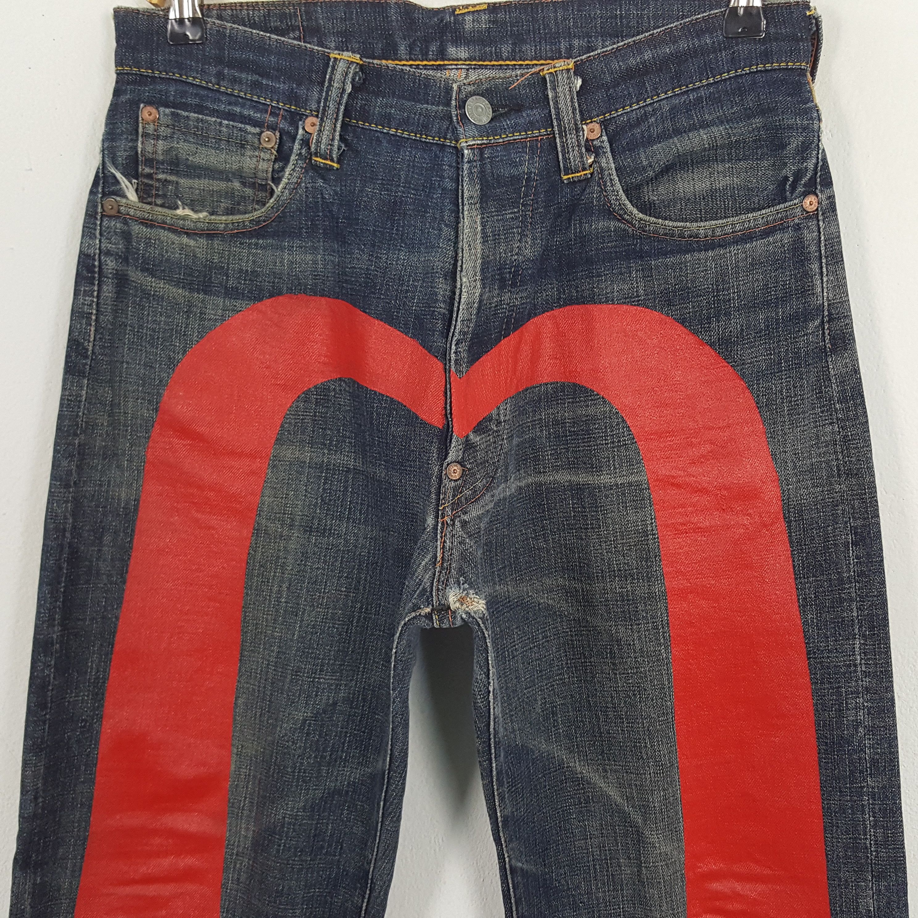 Evisu × Japanese Brand Vintage Evisu Japan Selvedge Custom Daicock Denim Jeans Size US 30 / EU 46 - 2 Thumbnail