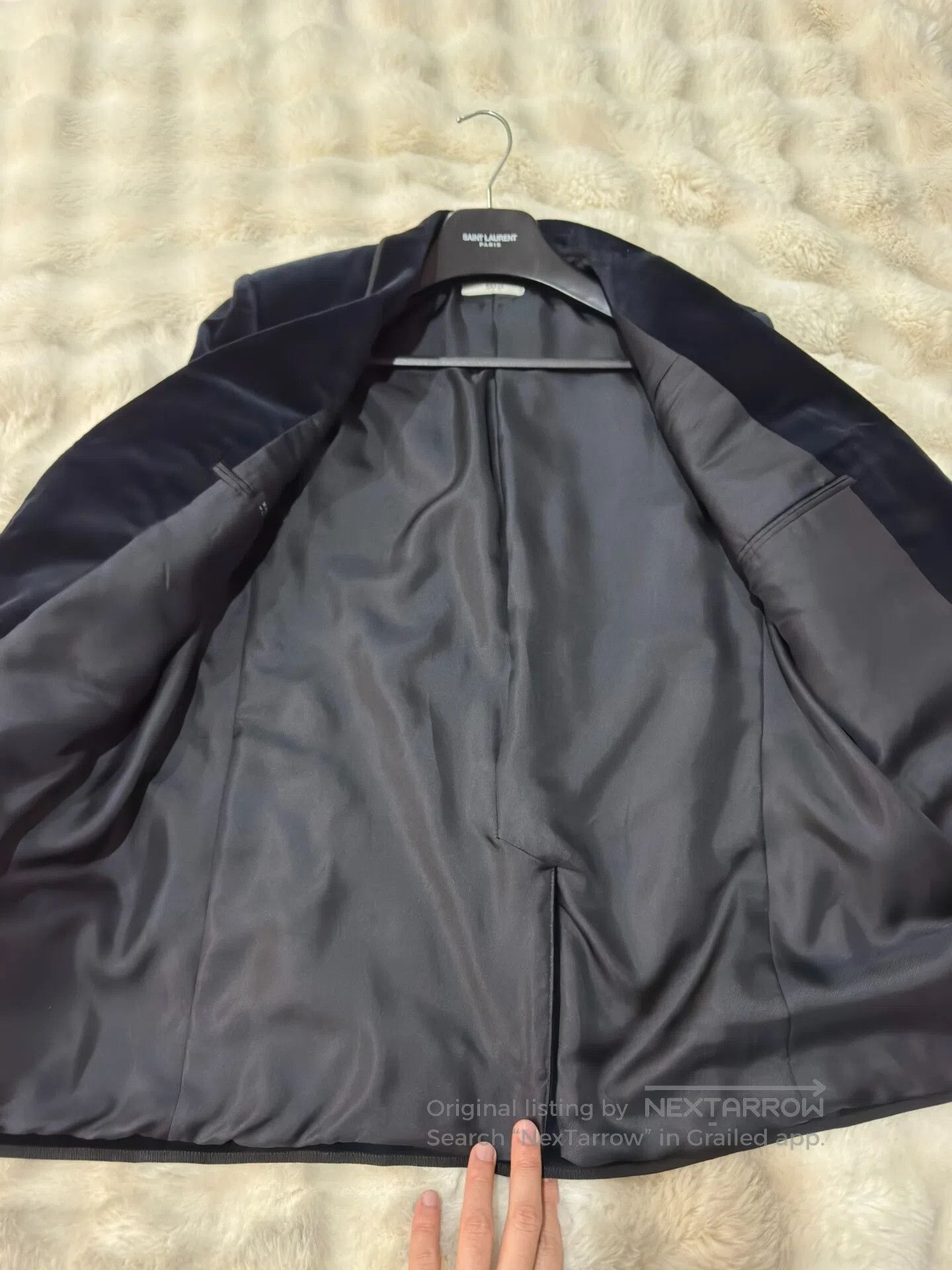 Saint Laurent Paris Saint Laurent Paris Original Year Navy Velvet Suit| Size US M / EU 48-50 / 2 - 4 Thumbnail