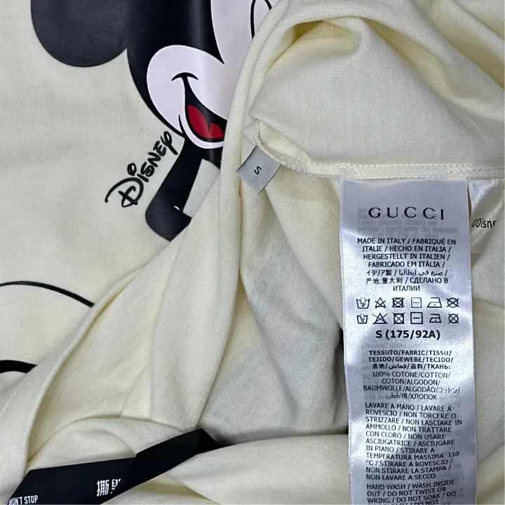 Gucci Gucci Gucci x Disney Vintage Mickey Graphic T-Shirt -2506 Size US S / EU 44-46 / 1 - 3 Thumbnail