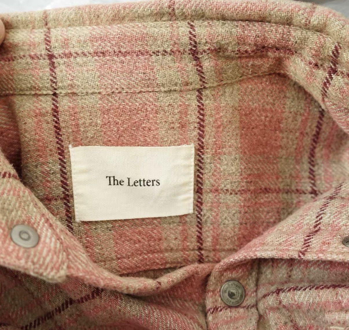 The Letters The Letters Plaid Distressed Shirt Size US M / EU 48-50 / 2 - 7 Thumbnail