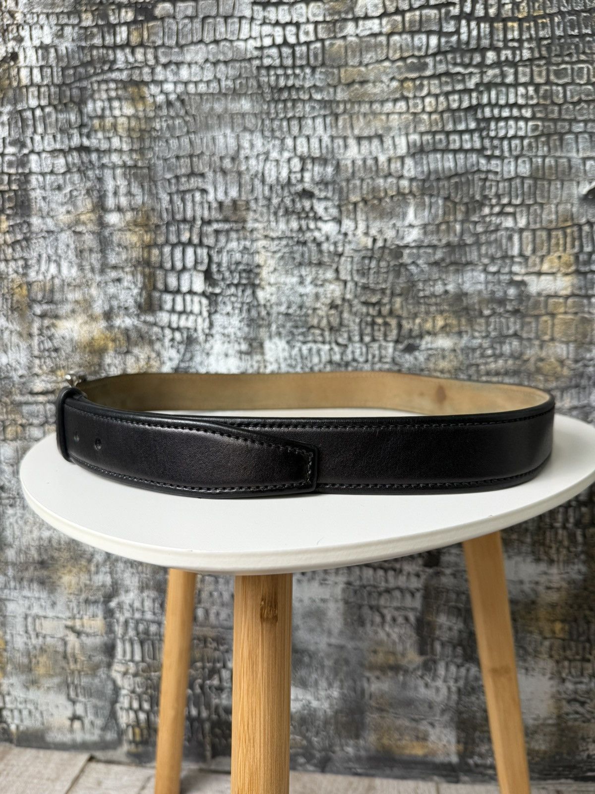 Prada Prada Belt Leather Black Size ONE SIZE - 7 Thumbnail