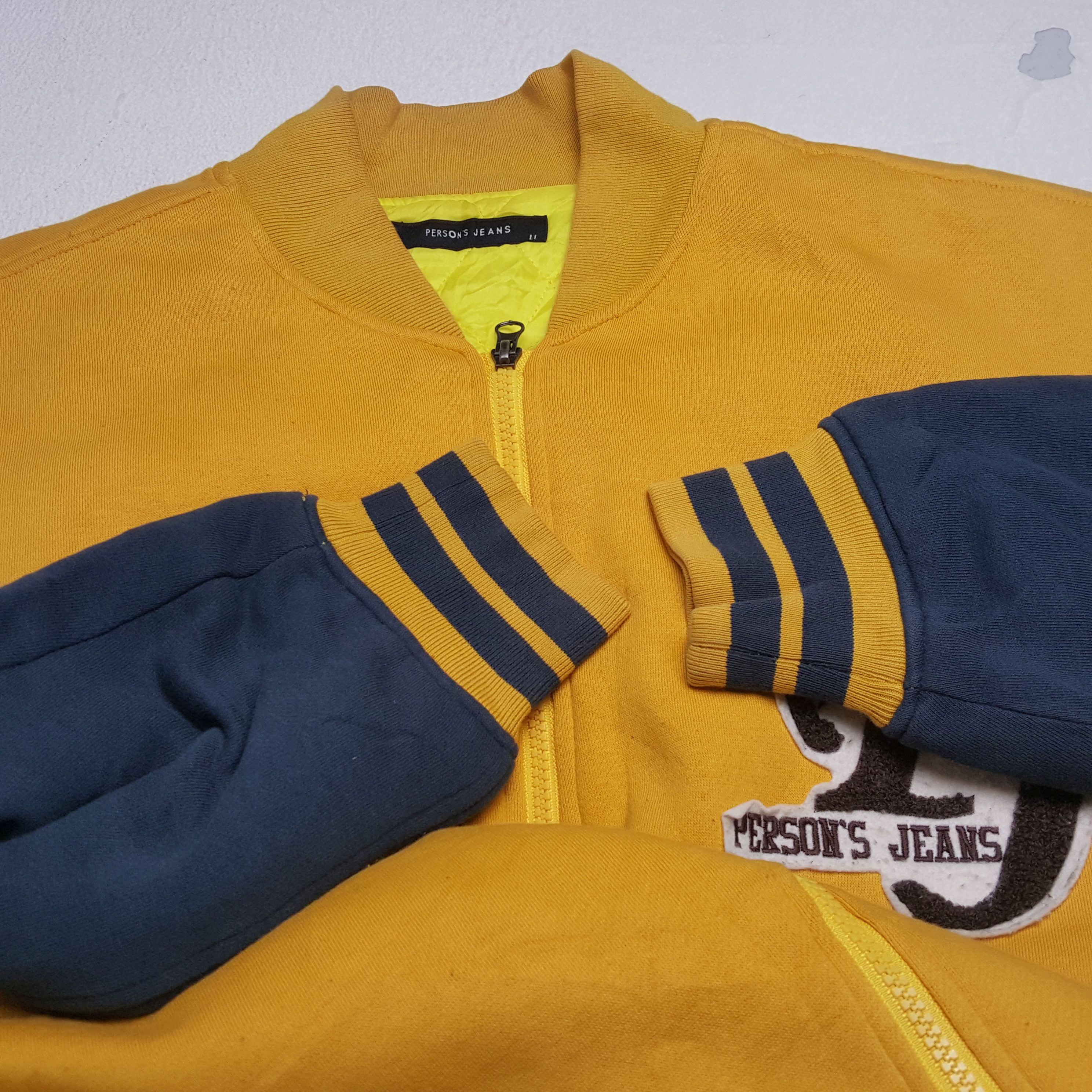 PERSON'S × Vintage PERSON'S JEAN Streetwear Winter Style Varsity Jacket Size US L / EU 52-54 / 3 - 8 Thumbnail