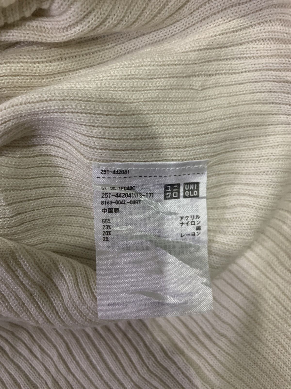 Designer × Japanese Brand × Uniqlo Mame Kurogouchi pleated Knit Longsleeves x Uniqlo Size S / US 4 / IT 40 - 5 Thumbnail