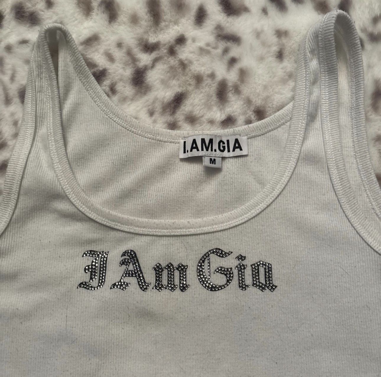 I.AM.GIA IAMGIA Rhinestone Tank Top Size M / US 6-8 / IT 42-44 - 2 Thumbnail