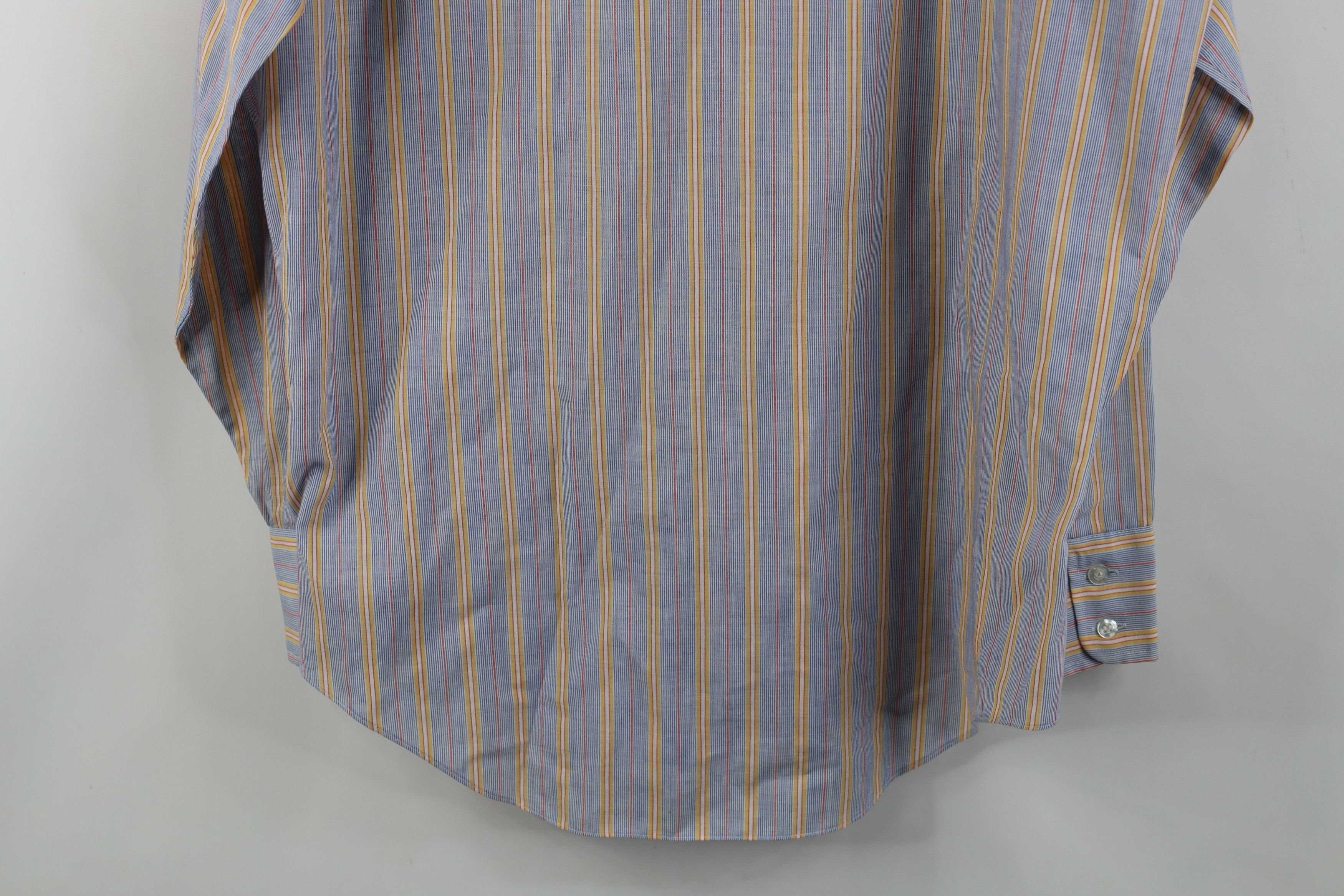 Vintage Vintage 60s 70s Macys Striped Dagger Collar Button Shirt Size US M / EU 48-50 / 2 - 12 Thumbnail