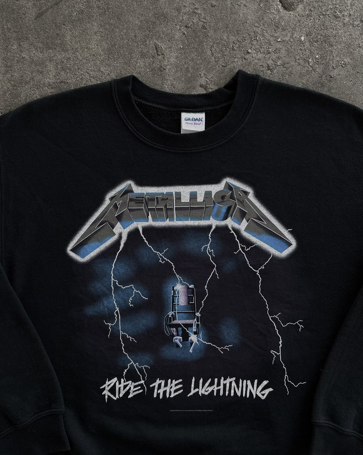 Metallica Rare Metallica Ride The Lightning Sweatshirt Size US M / EU 48-50 / 2 - 2 Thumbnail