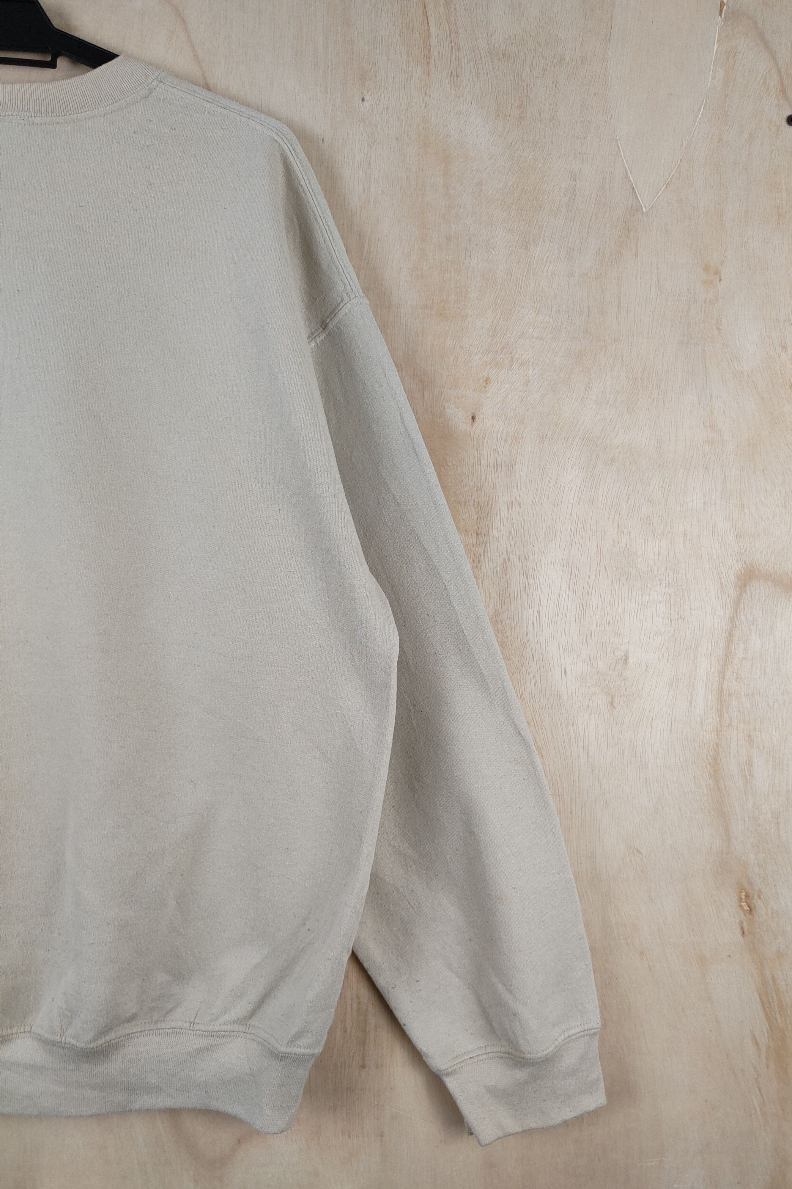 Japanese Brand Offsafety band Light Brown Sweatshirts #S2560 Size US L / EU 52-54 / 3 - 9 Thumbnail