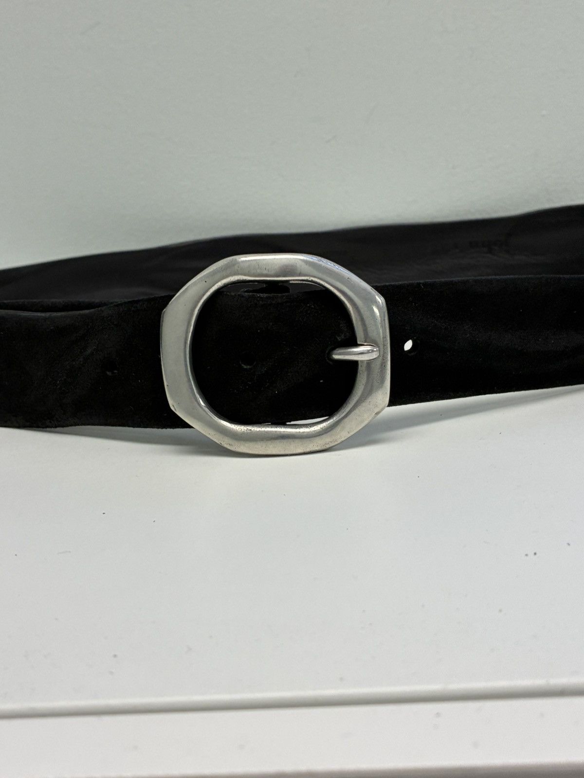 John Varvatos Nova Suede Belt. Size 32 Size 32 - 11 Thumbnail