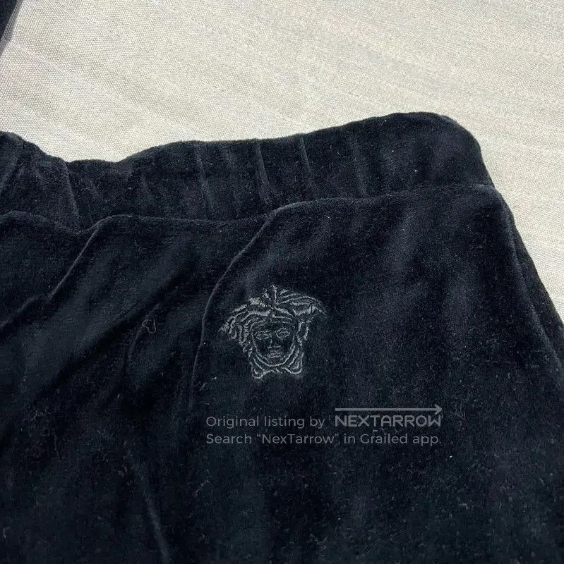 Versace Versace Black Cotton Medusa Casual Pants . Size US 26 / EU 42 - 5 Thumbnail
