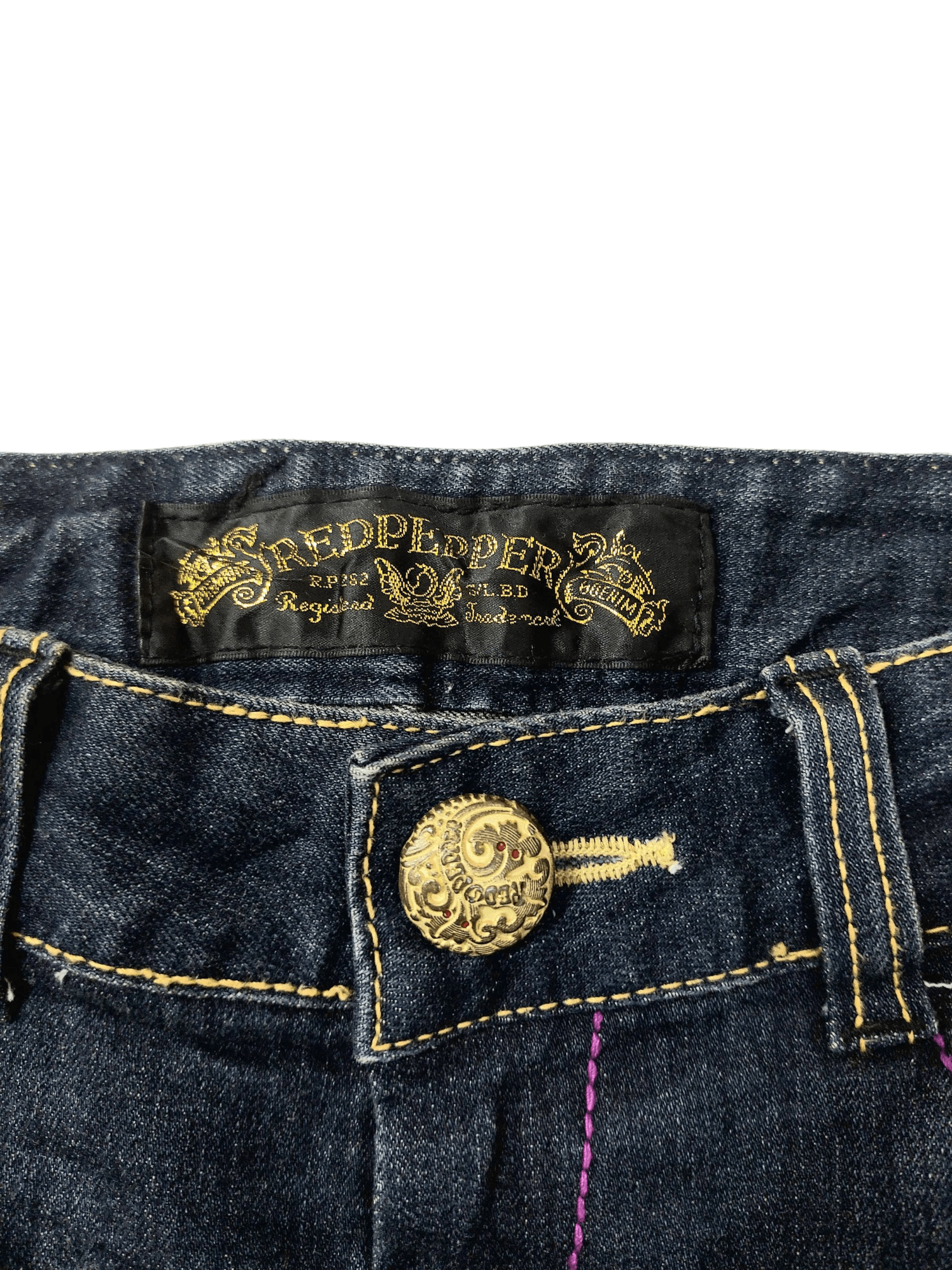 Edition Japan 🔥Red Pepper Jeans Flare Studded Fax Fur JAPAN Market Size 30" / US 8 / IT 44 - 8 Thumbnail