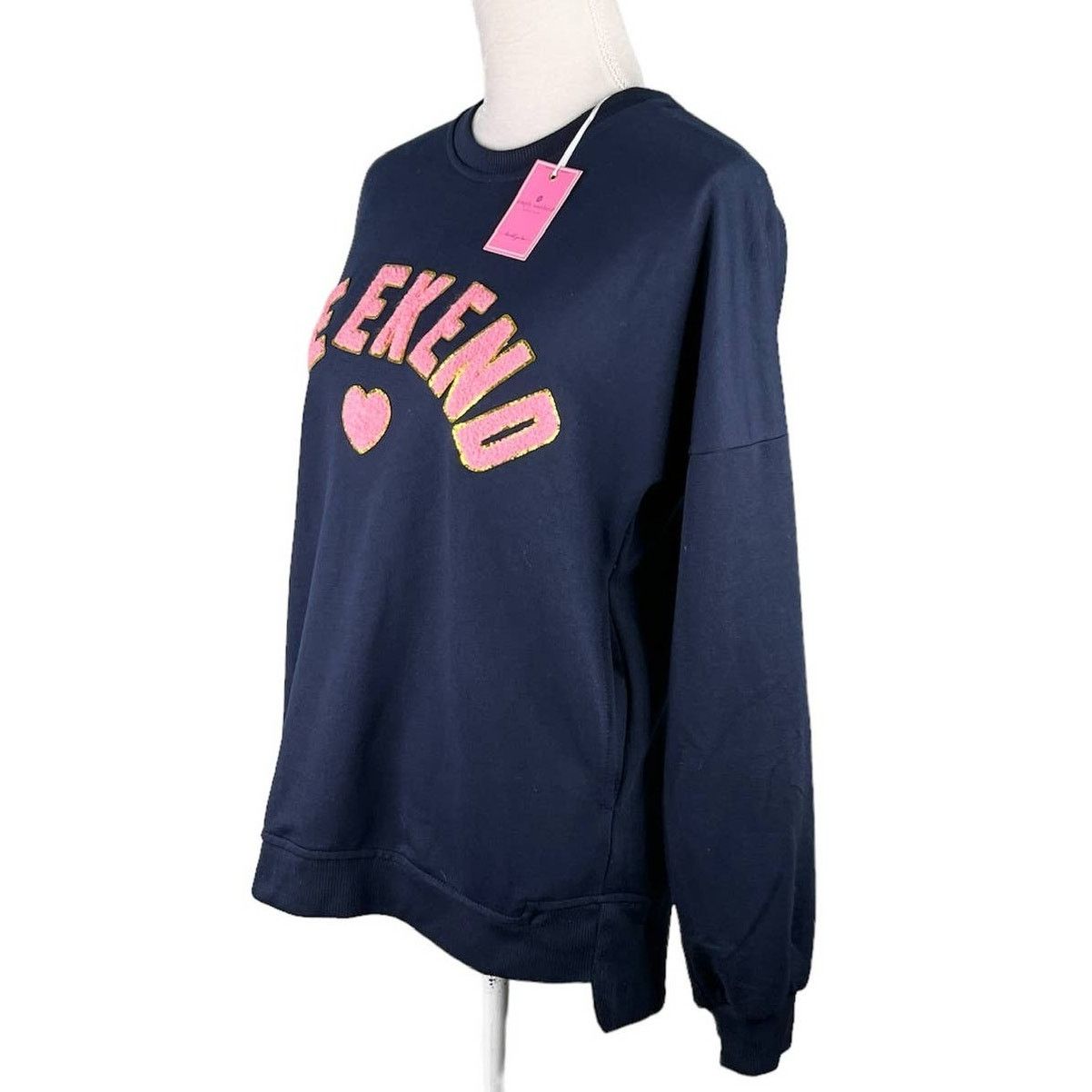 Other Simply Southern Weekend Sparkle Pullover Pockets Navy S New Size S / US 4 / IT 40 - 3 Thumbnail