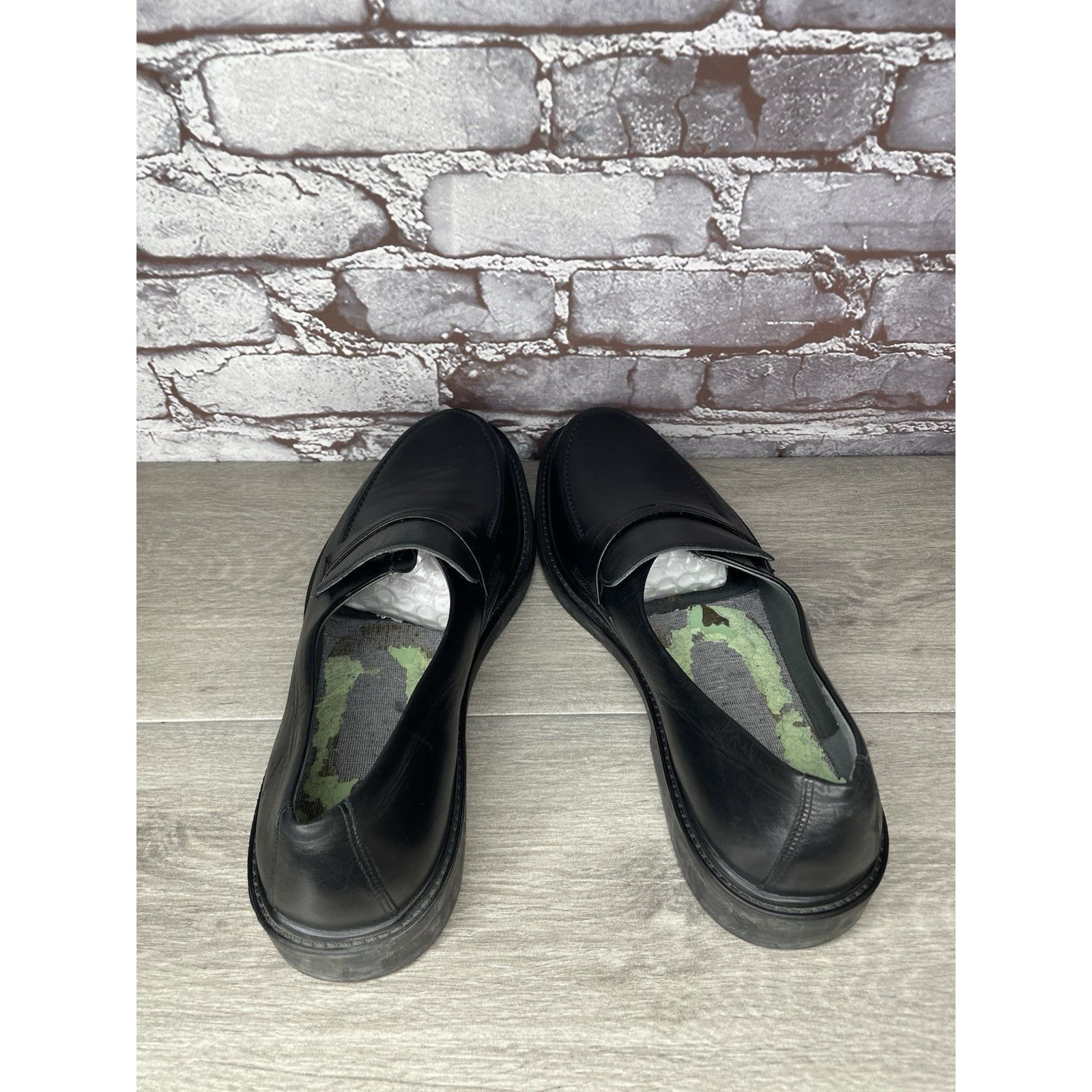 Mephisto Mephisto Black Leather Penny Loafers Slip on Comfort Shoes M Size US 11.5 / EU 44-45 - 5 Thumbnail