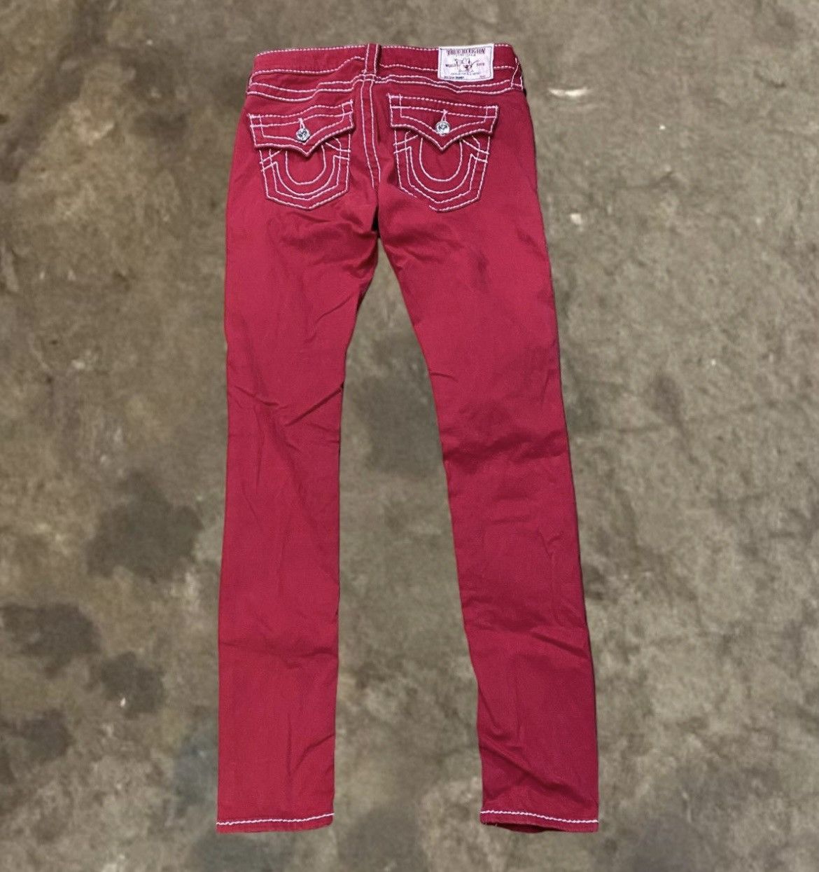 Burgundy true shops religion jeans