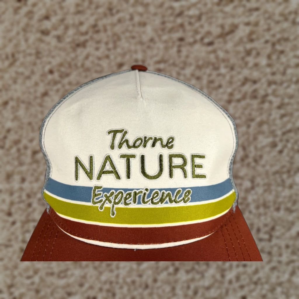 Vintage Boco Gear Hat Trucker Adult Medium Brown A dult Medium Brown Trucker Hat Cap Camp Hiking Nature Logo Size ONE SIZE - 1 Thumbnail