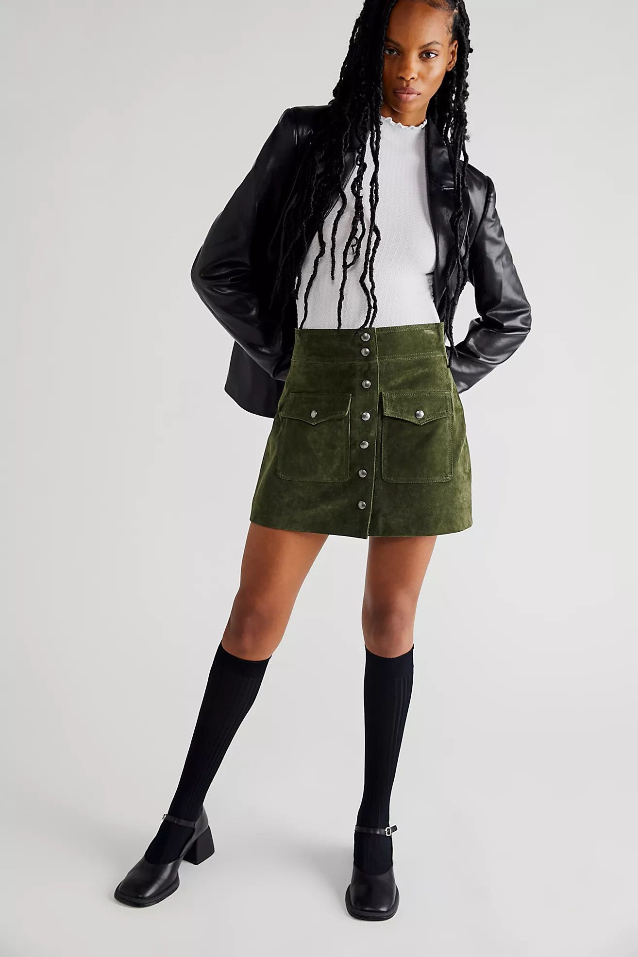 BLANKNYC × Free People Crocodile Tears Skirt Size 29" - 3 Thumbnail